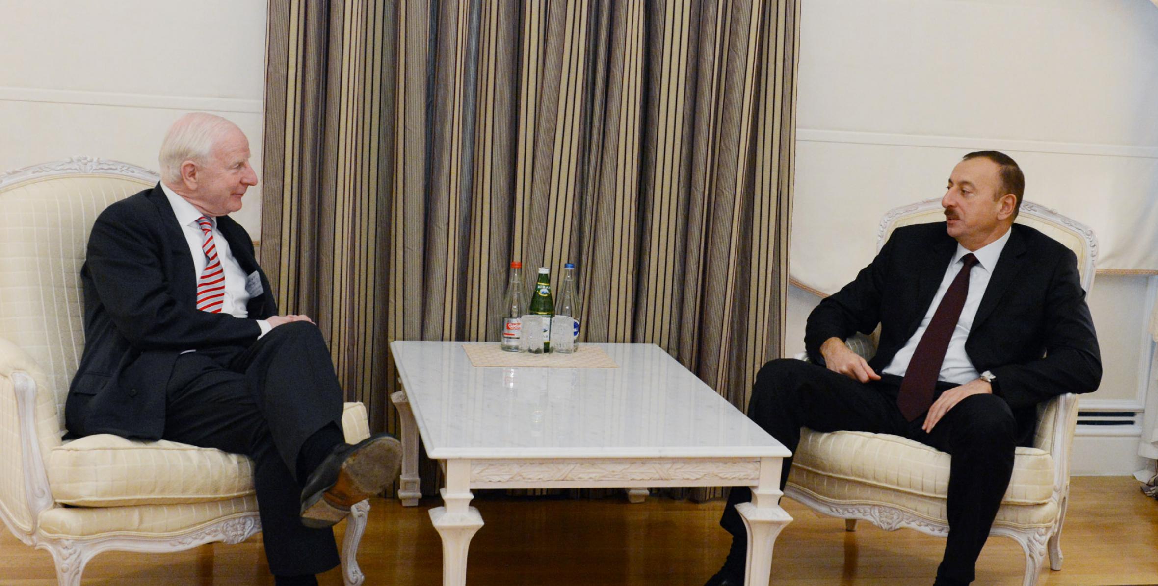 Ilham Aliyev received the President of European Olympic Committee