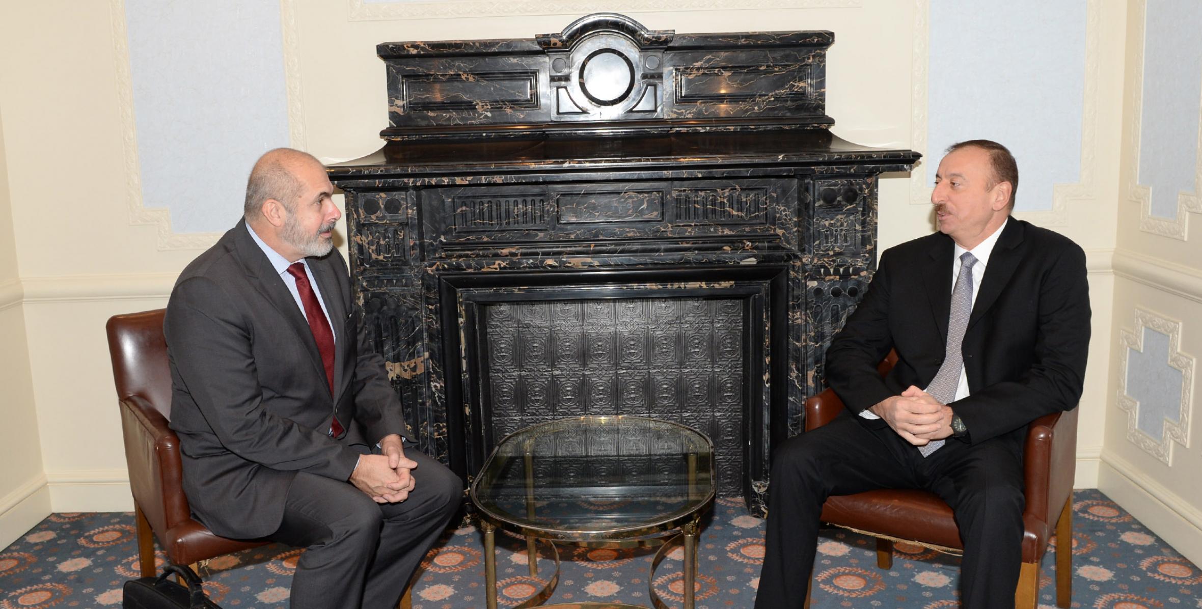 Ильхам Алиев встретился в Брюсселе со специальным представителем Европейского Союза по Южному Кавказу Филиппом Лефортом