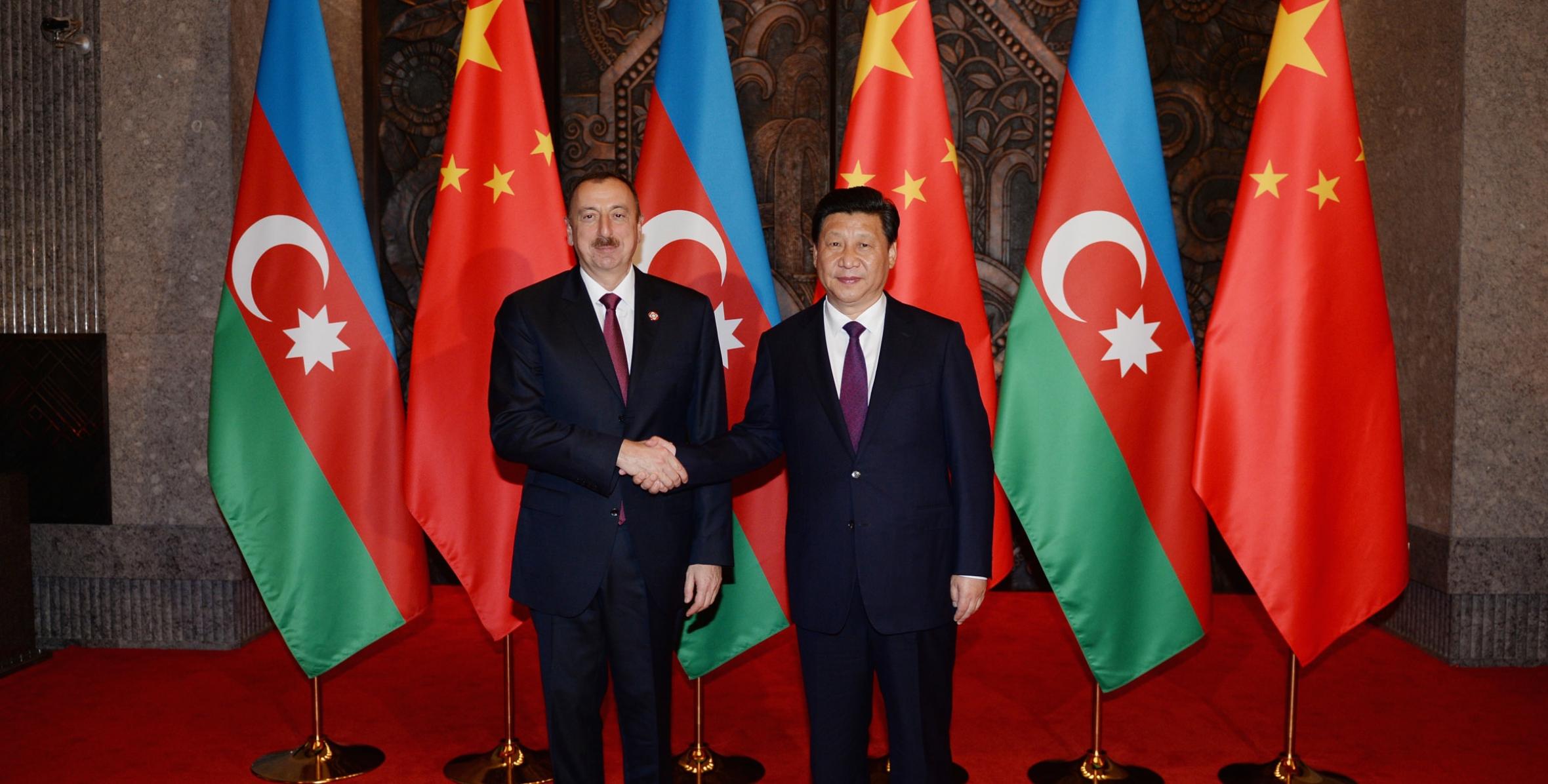 Ильхам Алиев встретился с Председателем Китайской Народной Республики Си Цзиньпином