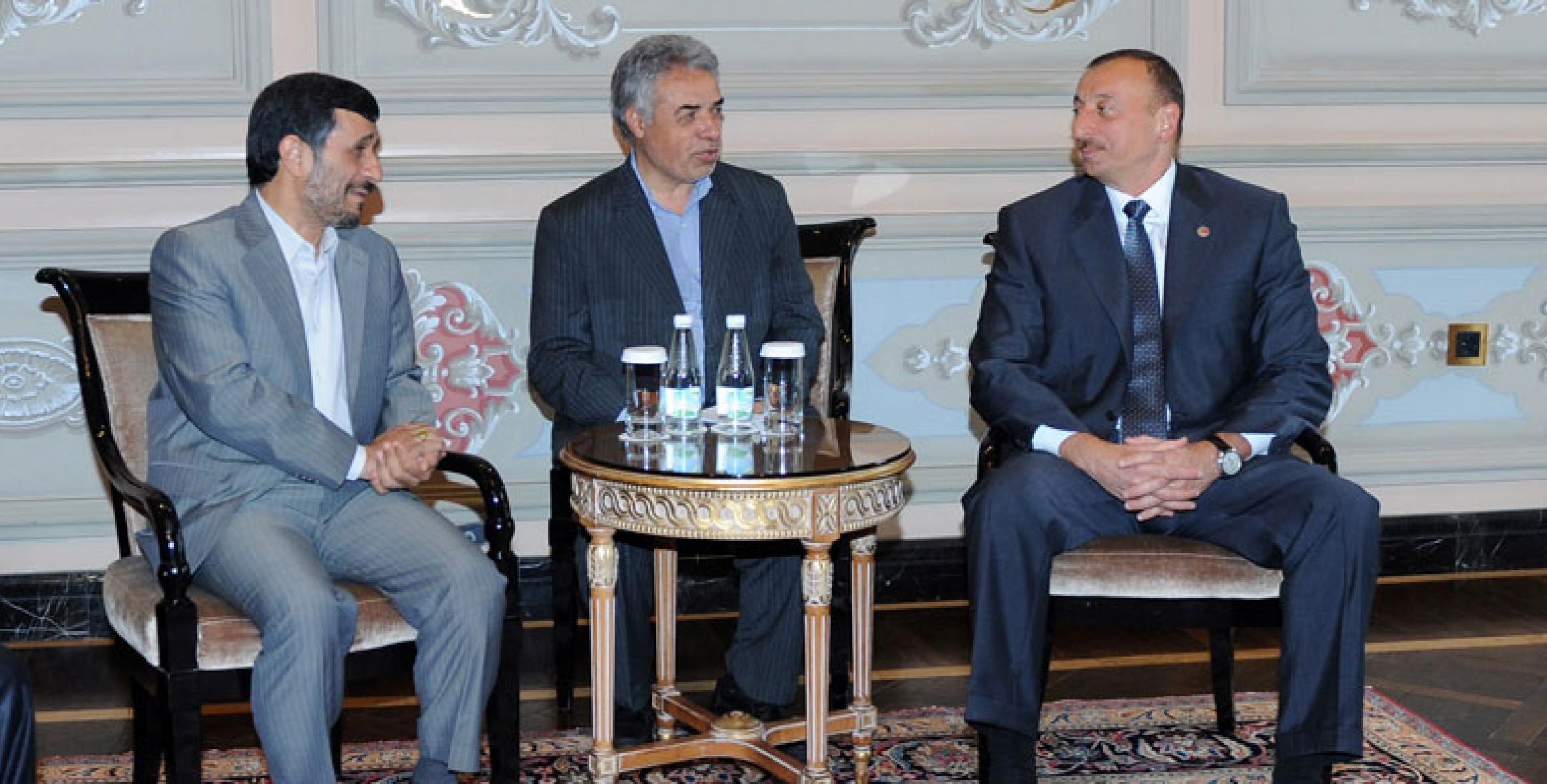 President Ilham Aliyev met with Iranian President Mahmoud Ahmadinejad
