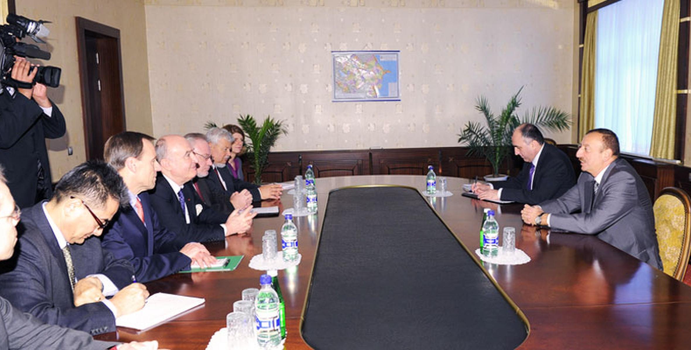 Ilham Aliyev received the co-chairmen of the OSCE Minsk Group