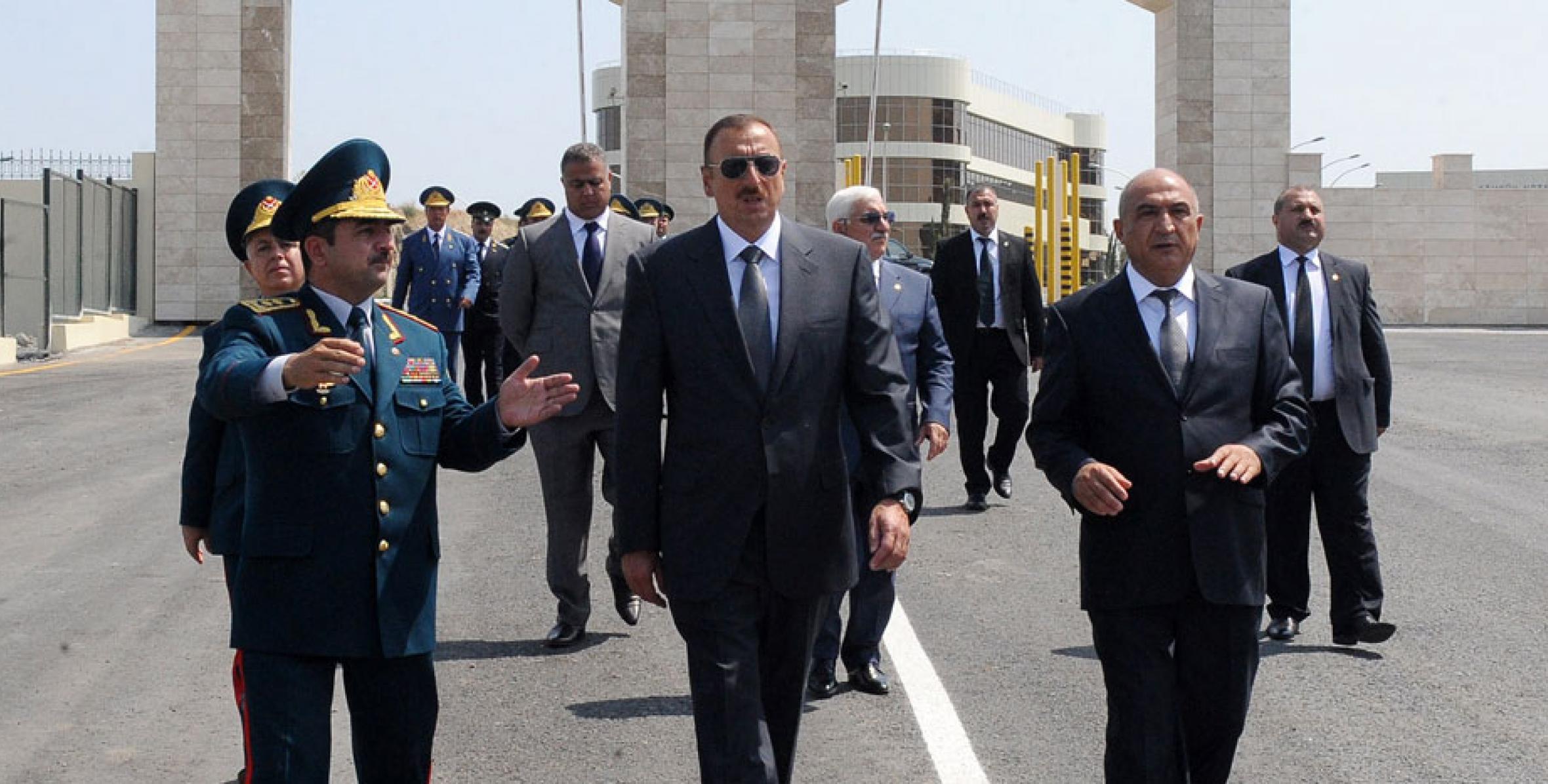 Ilham Aliyev took part in the opening of the Samur Customs Checkpoint