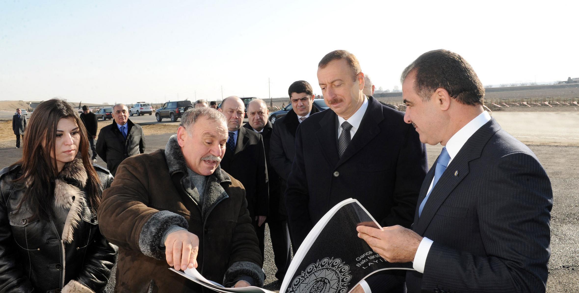 Ильхам Алиев поинтересовался ходом строительства комплекса «Гала» в Гяндже