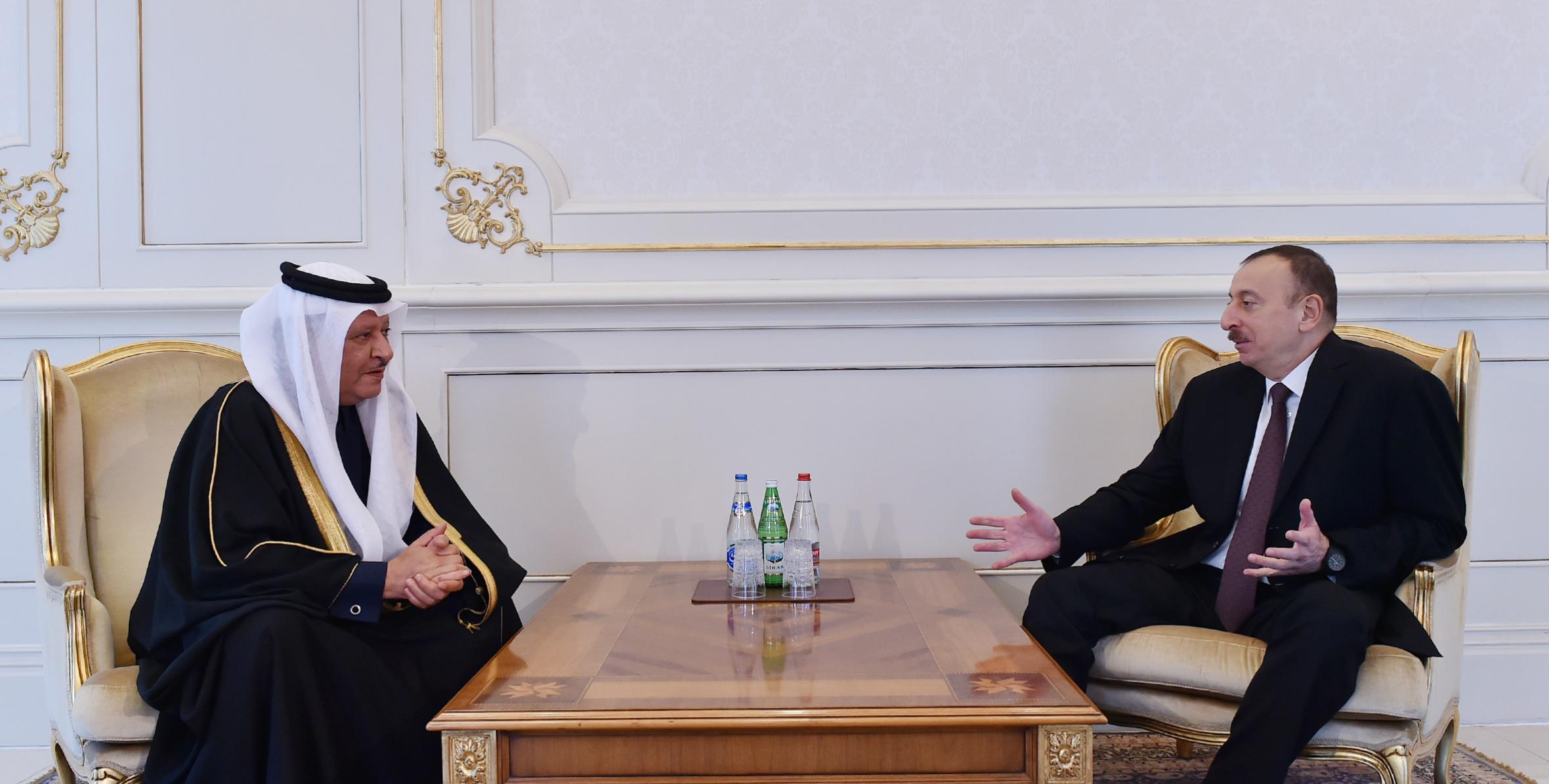 Ilham Aliyev received the credentials of the newly-appointed Qatari Ambassador