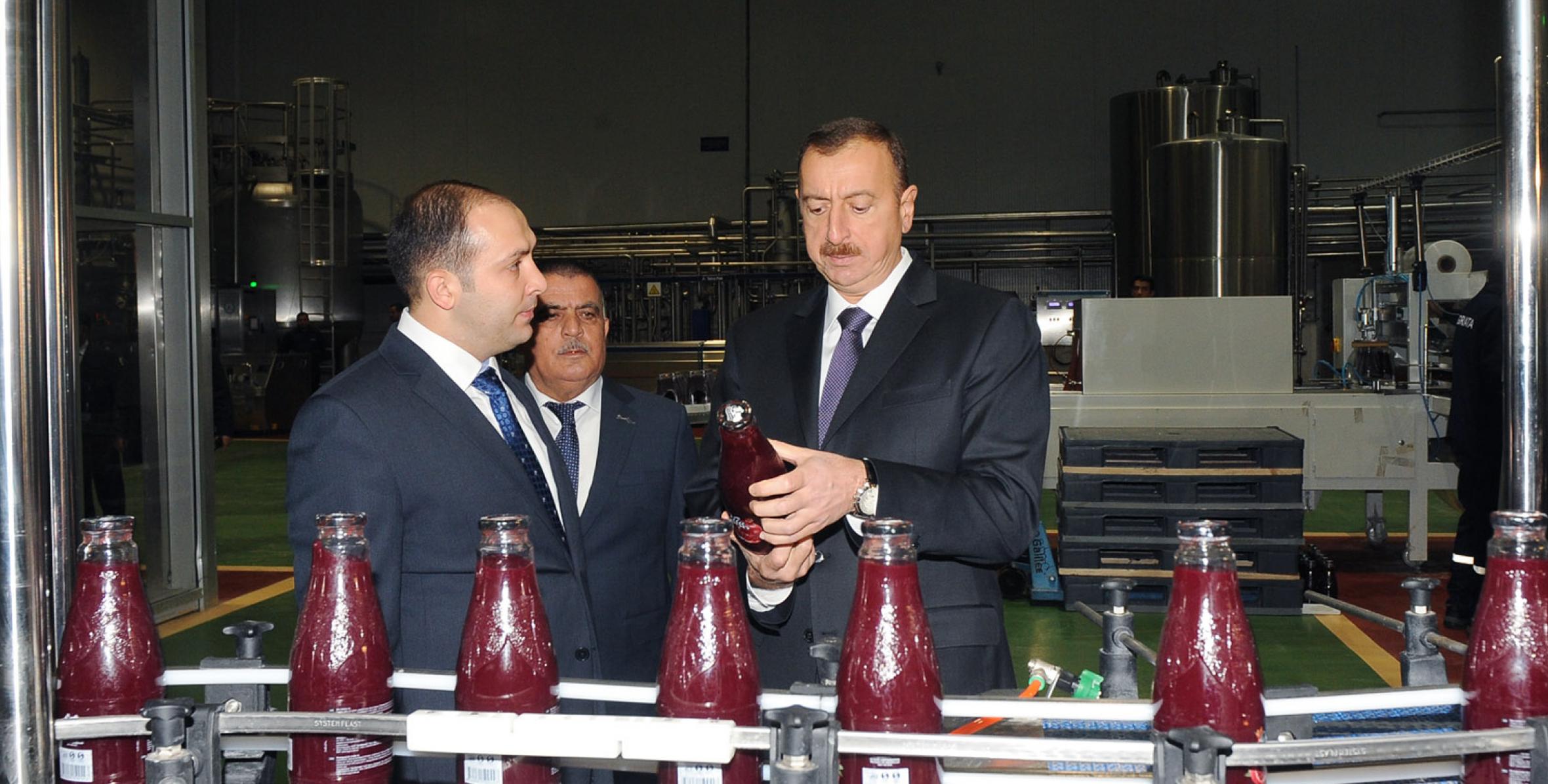 Visit of Ilham Aliyev to Agdash, Ujar and Agsu regions