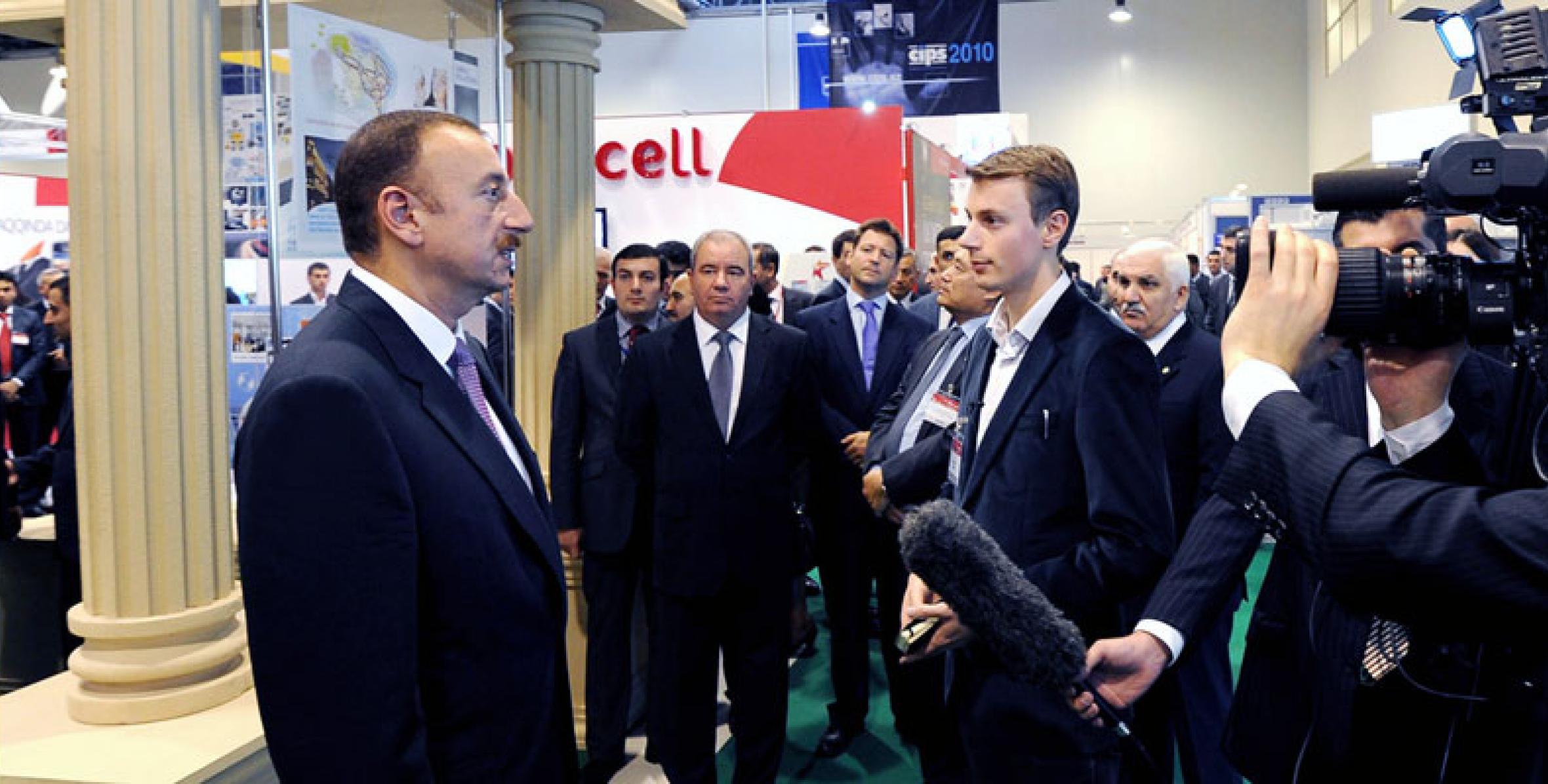 Ильхам Алиев дал интервью  телеканалу «Евроньюс»