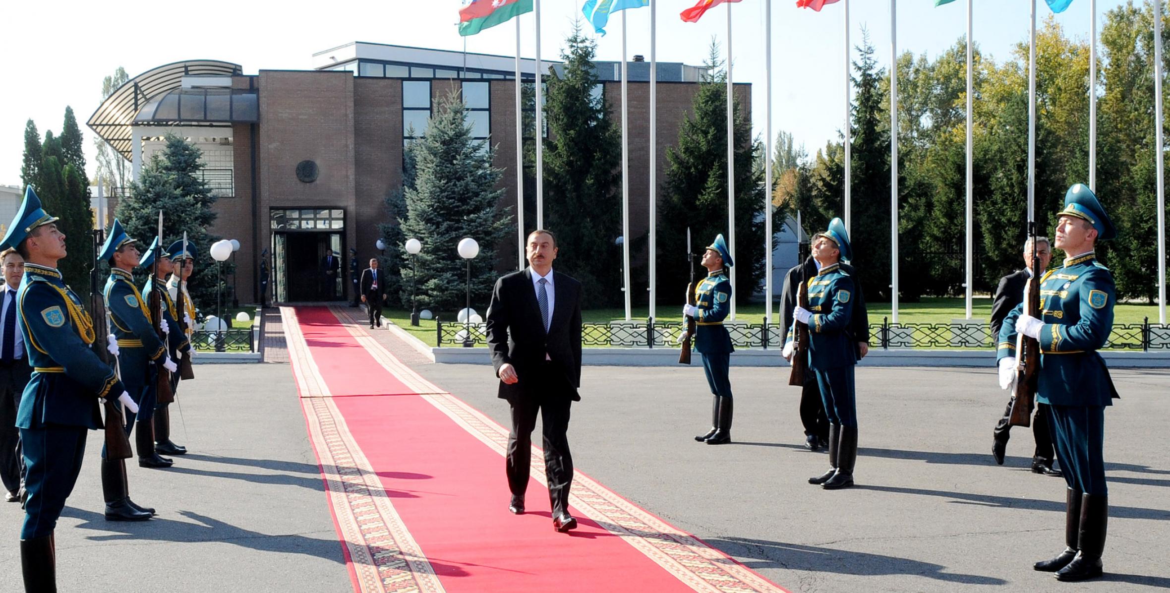 Ilham Aliyev’s official visit to Kazakhstan ended