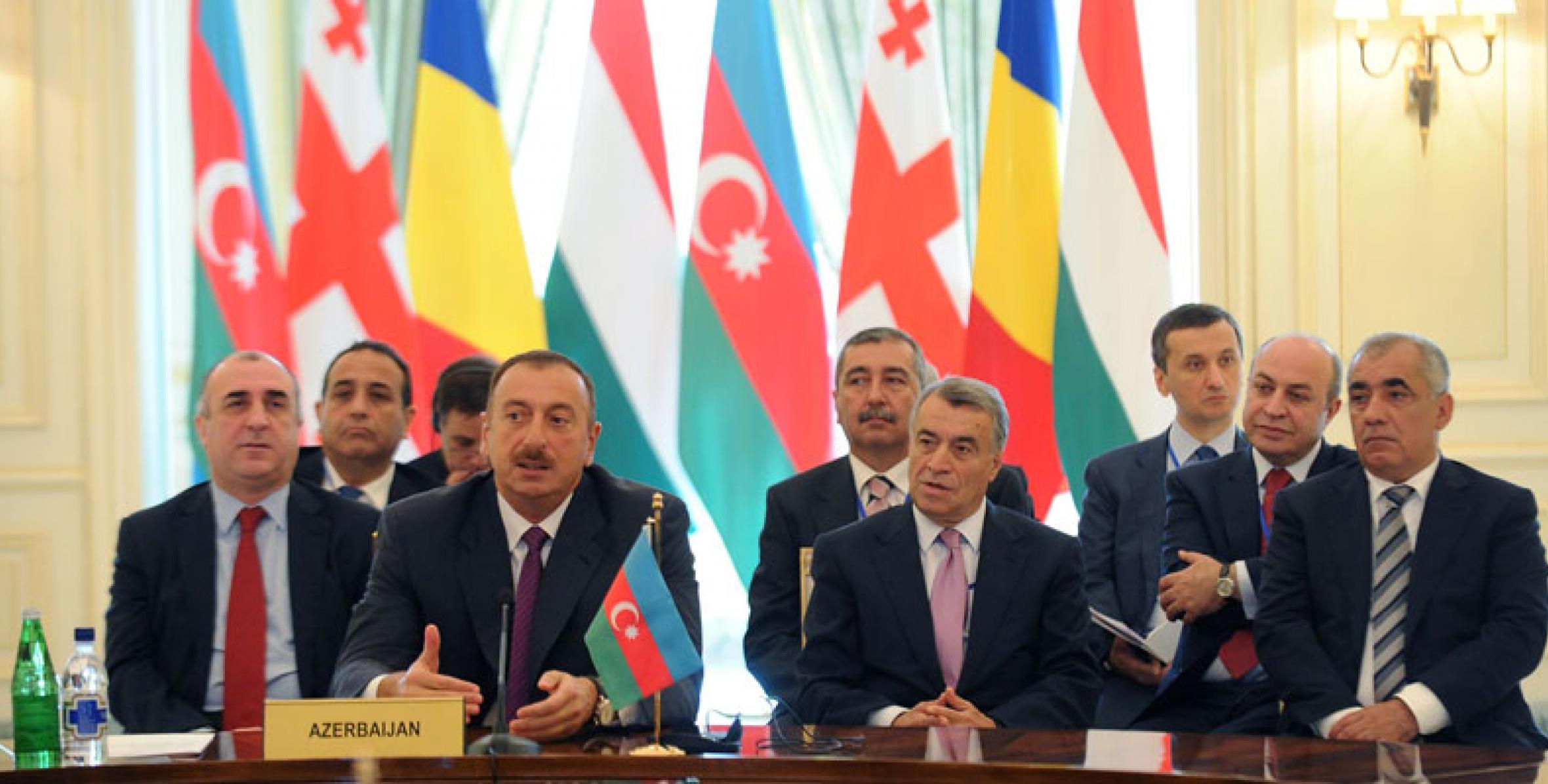 Quadripartite meeting held between the leaders of Azerbaijan, Georgia, Romania and Hungary