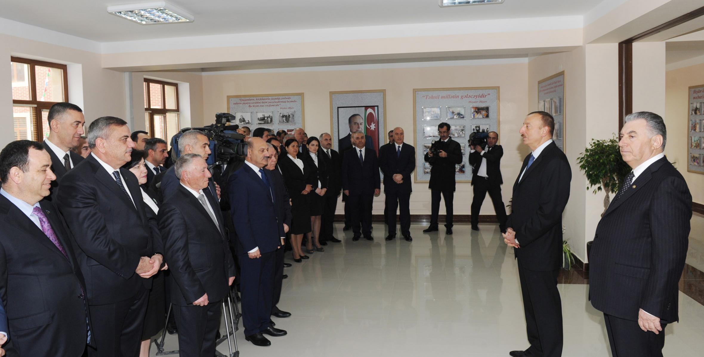 Speech by Ilham Aliyev at the opening of a new settlement for 760 IDP families in the Masazir settlement of Absheron District