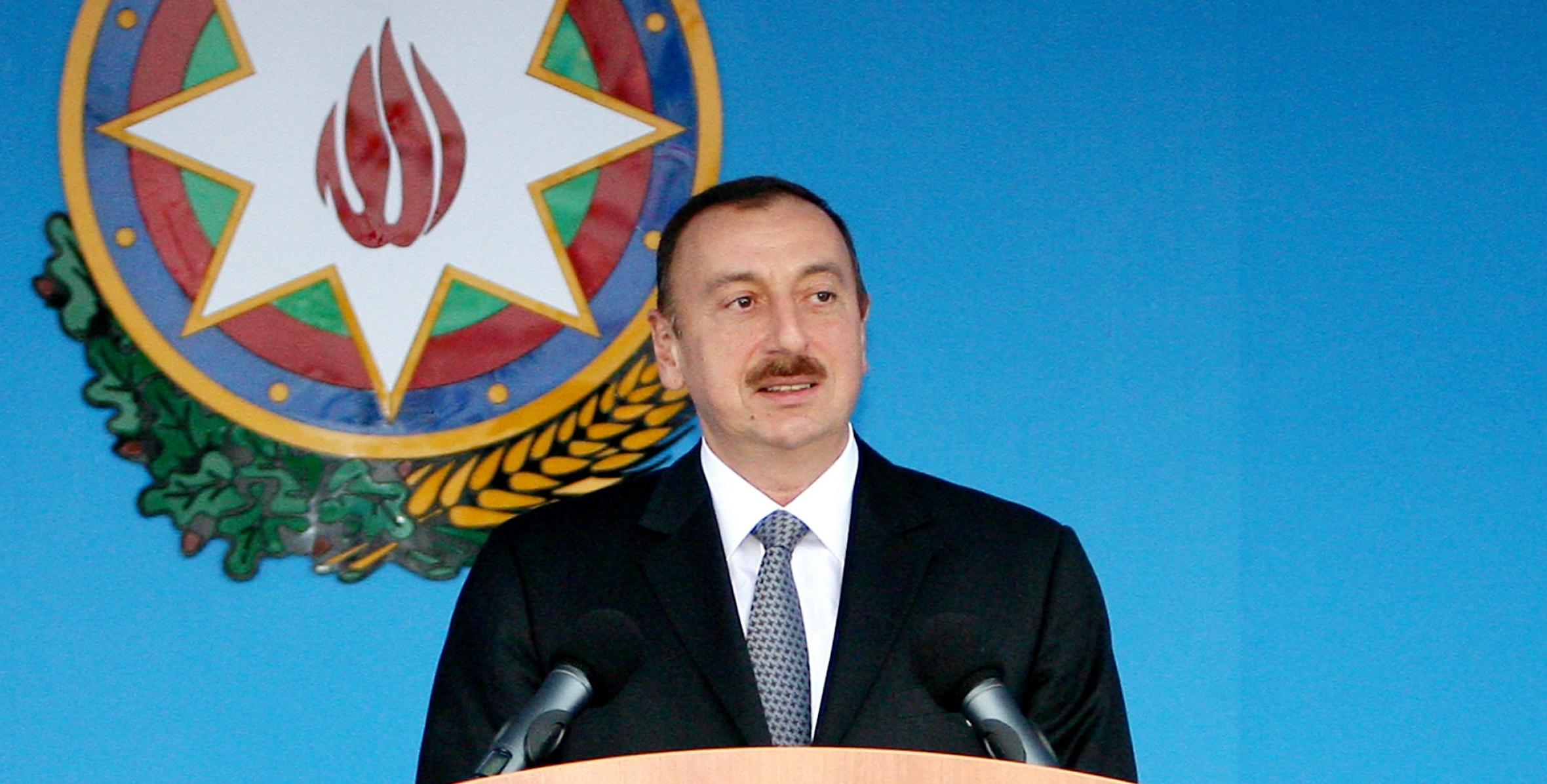 Visit of Ilham Aliyev to Oguz, Gakh, Shaki  and Gabala regions
