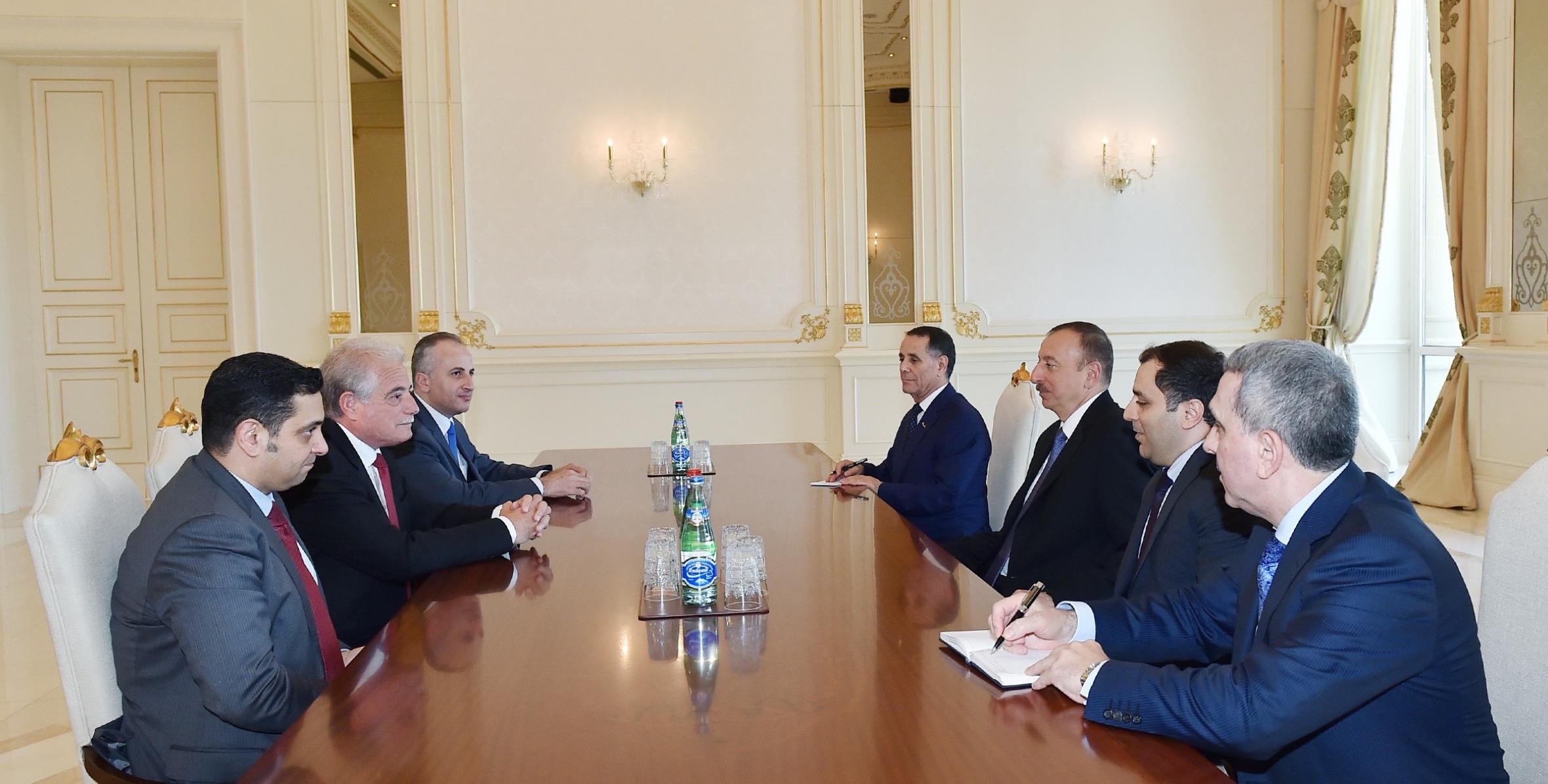 Ильхам Алиев принял делегацию во главе с губернатором египетской провинции Южный Синай