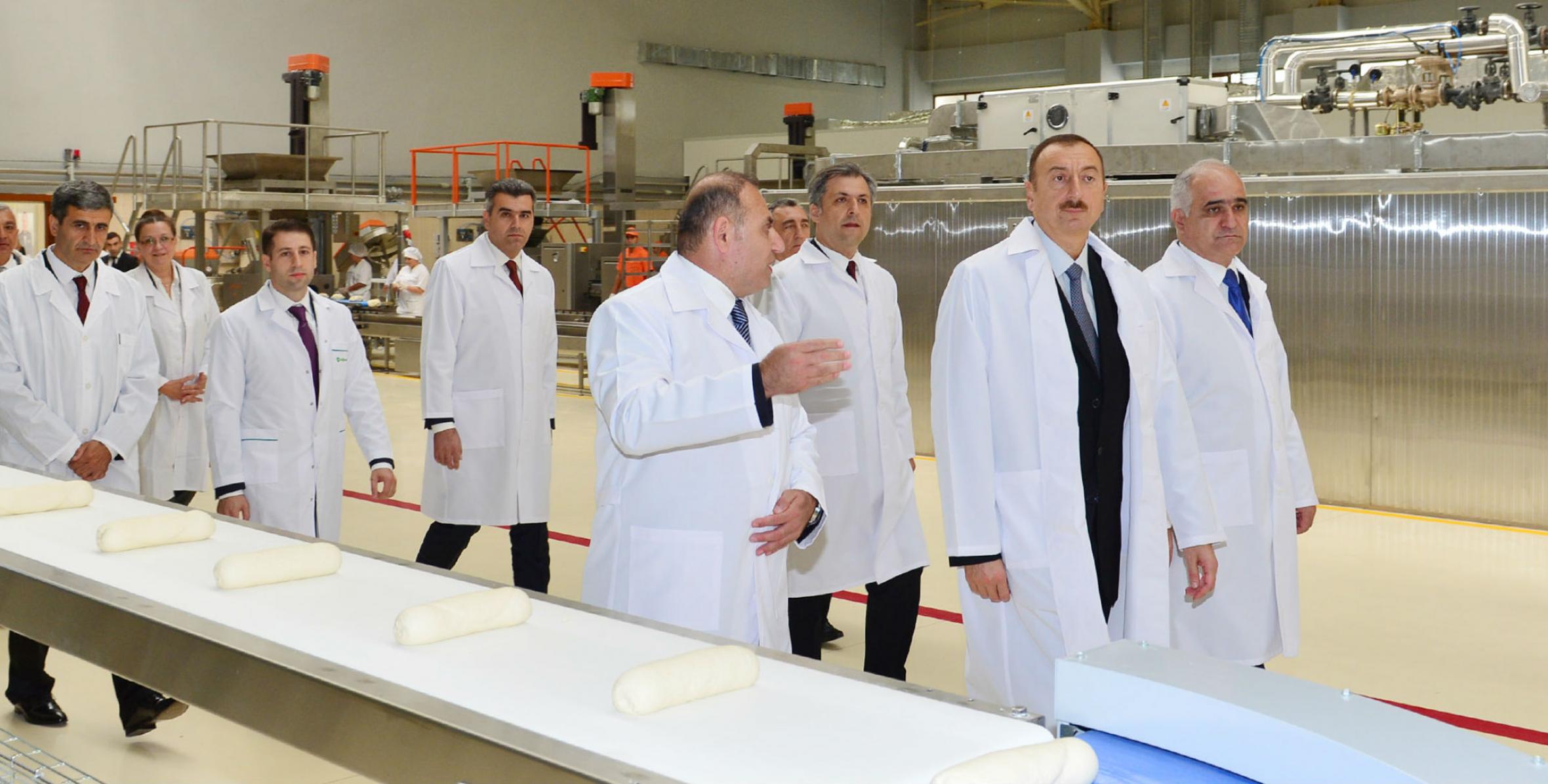 Ilham Aliyev attended the opening of the "Saglam gida" agro-industrial complex