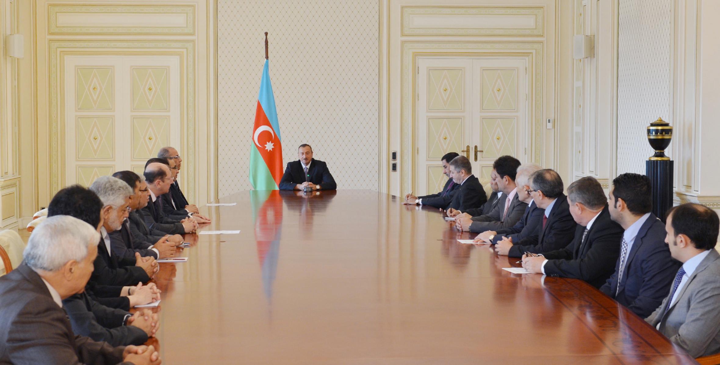 Ильхам Алиев принял послов и руководителей дипломатических представительств мусульманских стран в Азербайджане в связи со священным месяцем Рамазан