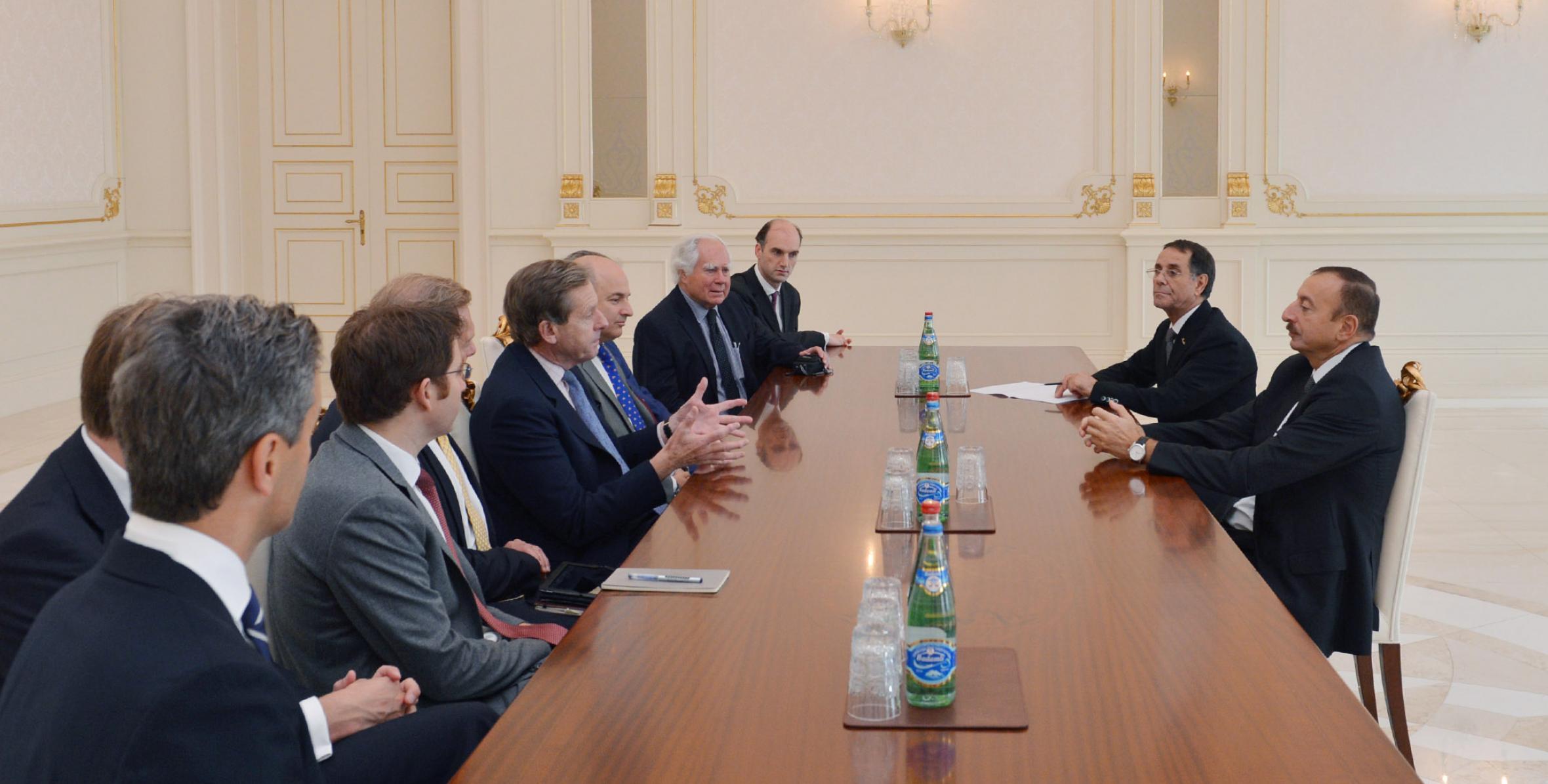 Ilham Aliyev received a delegation led by the envoy of the Prime Minister of Great Britain on trade and member of the House of Lords