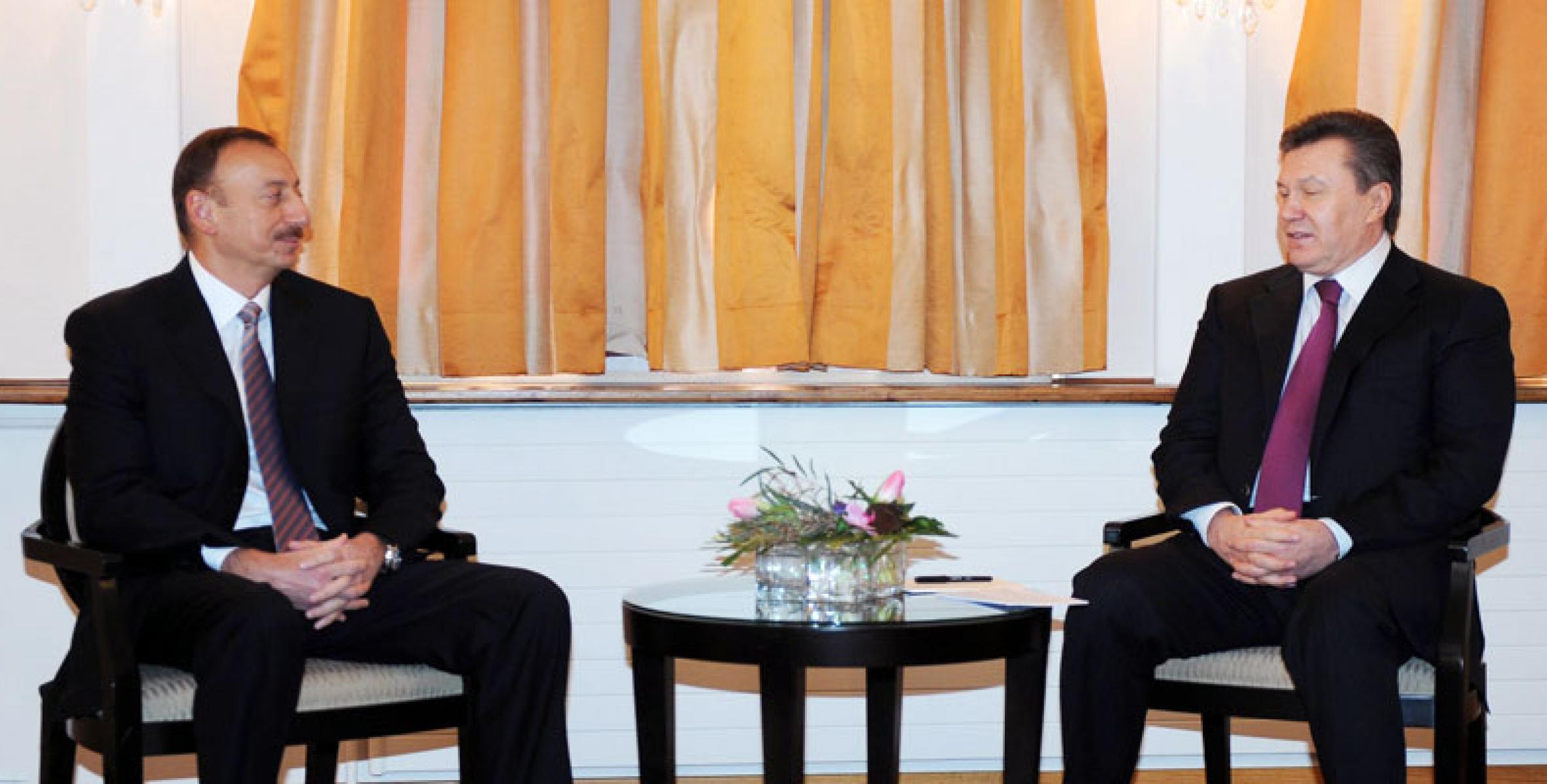 Ilham Aliyev met with President of Ukraine, Viktor Yanukovych