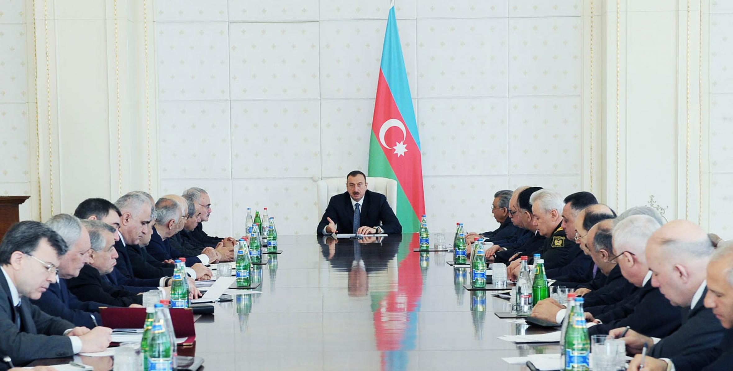 Closing speech by Ilham Aliyev at the meeting of the Cabinet of Ministers of the Republic of Azerbaijan dedicated to the results of the socioeconomic development in the first quarter of 2012 and future goals
