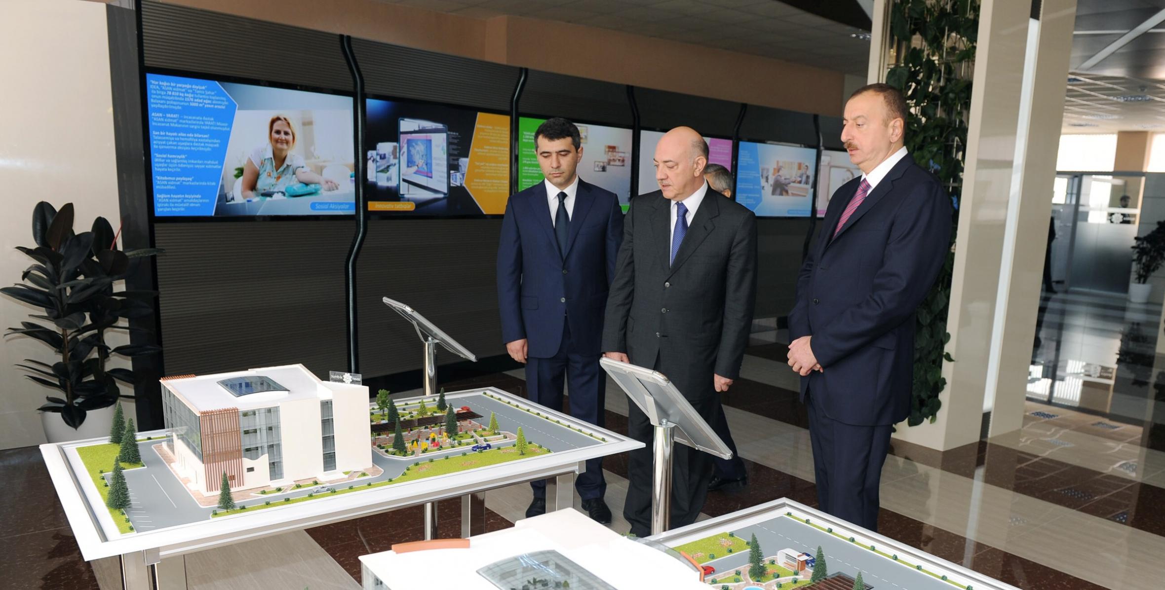 Ильхам Алиев принял участие в открытии Бакинского центра «ASAN xidmət» номер 4 Государственного агентства по услугам гражданам и социальным инновациям