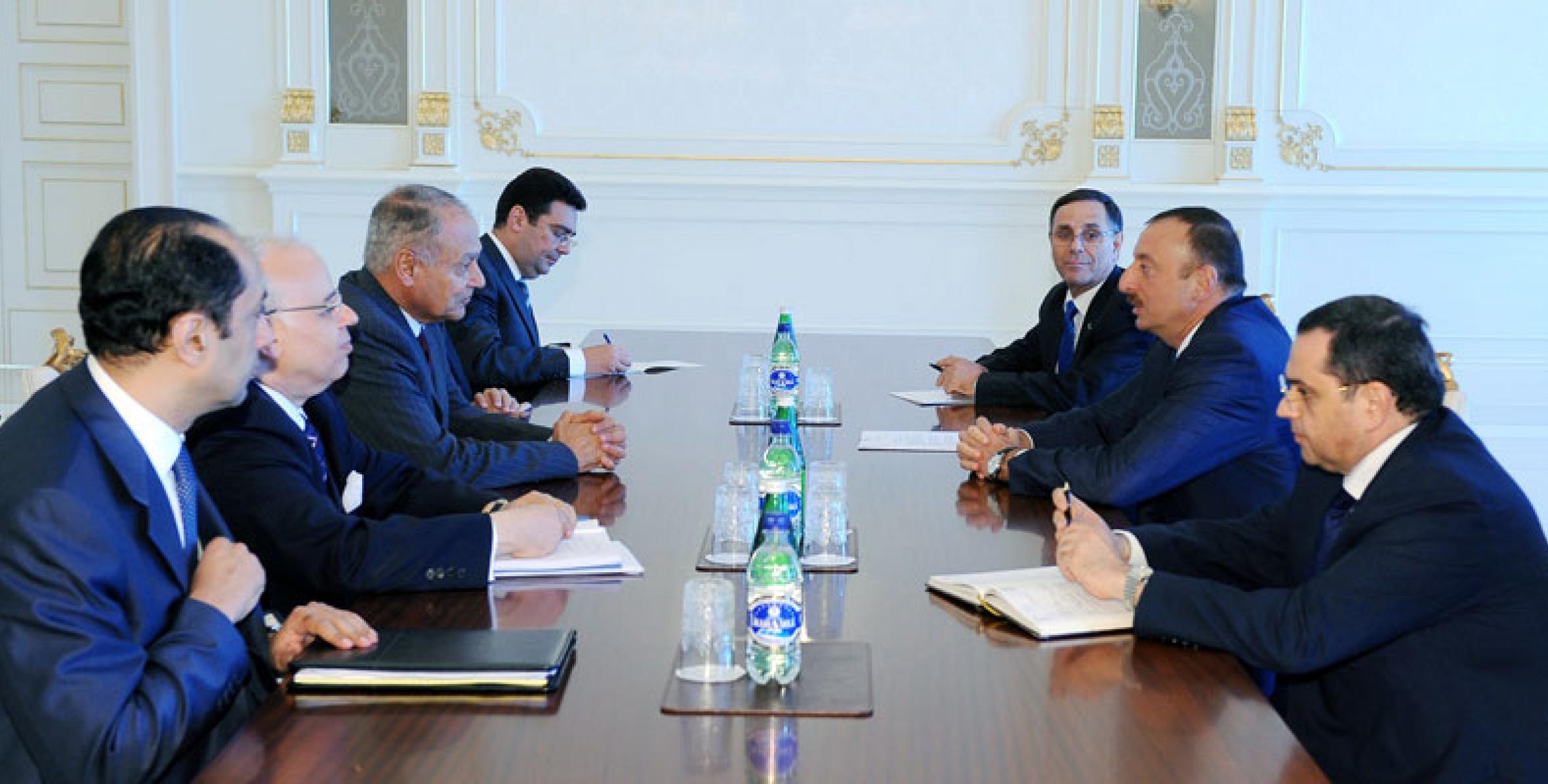 Ilham Aliyev received a delegation led by Minister of Foreign Affairs of  Egypt