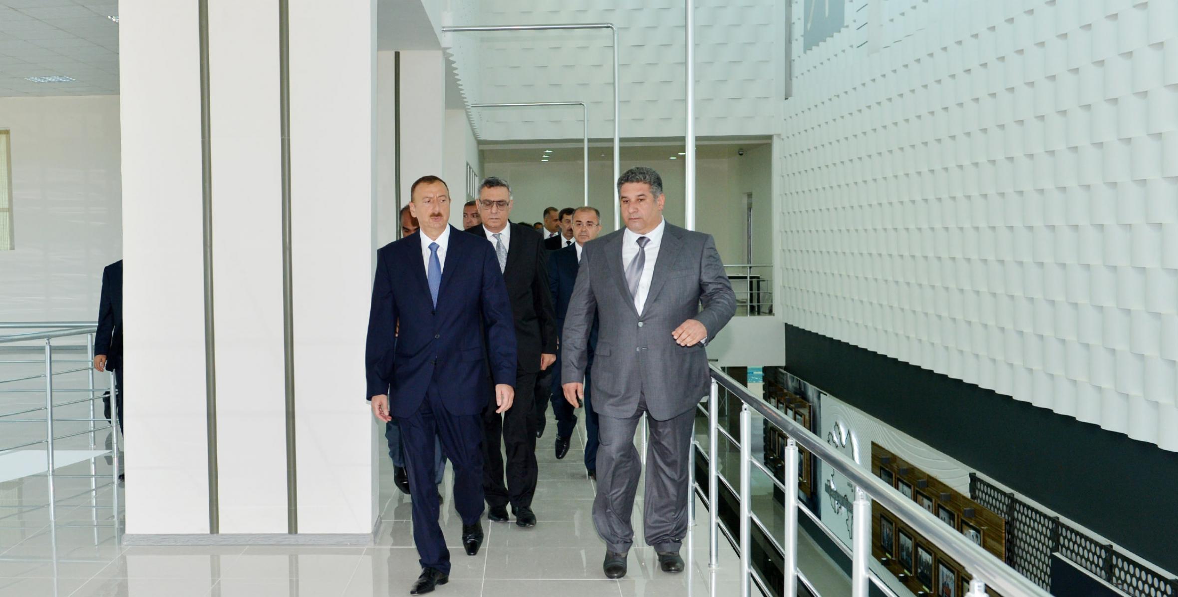 Ilham Aliyev attended the opening of the Shirvan Olympic Sports Center