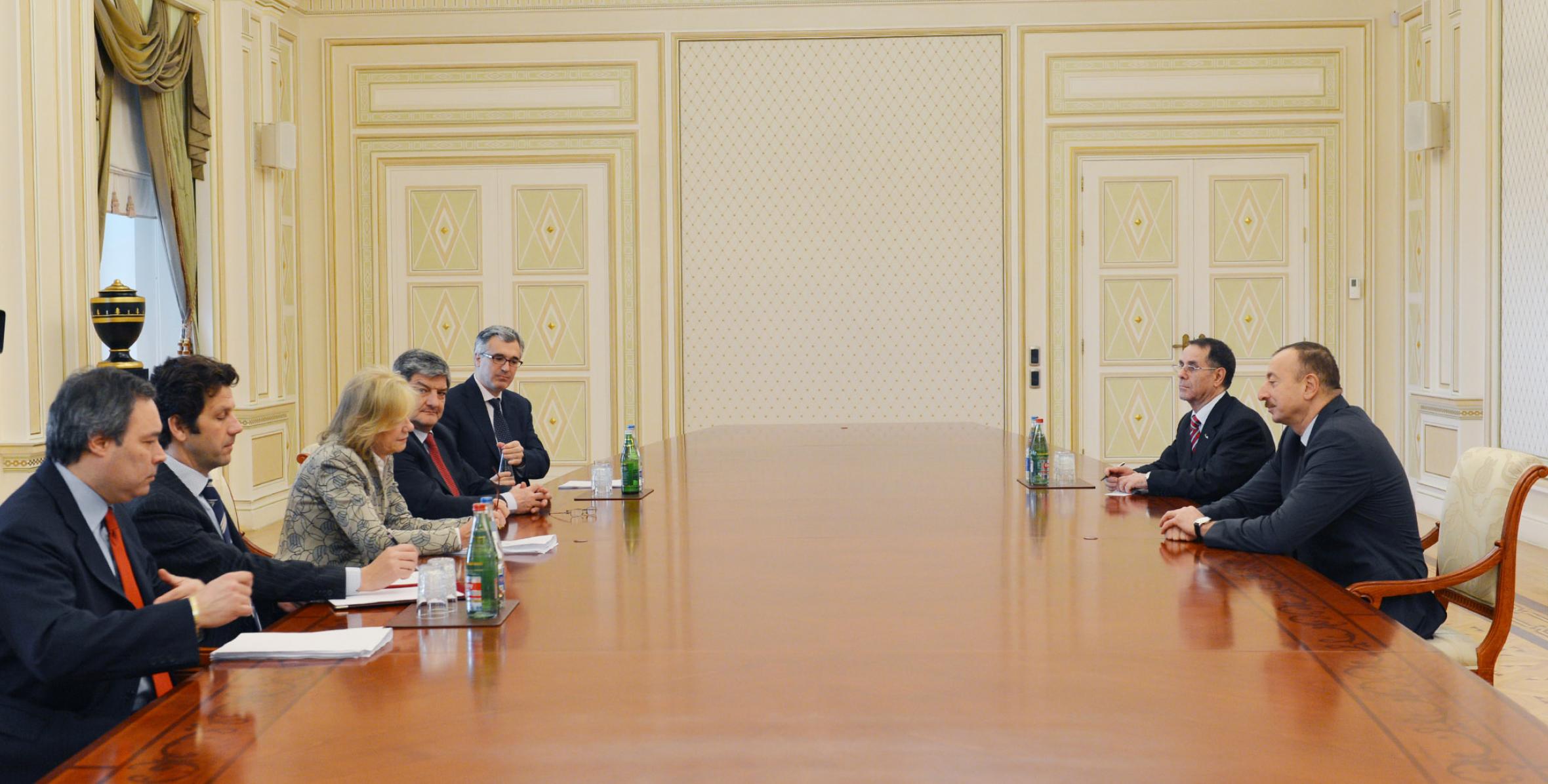 Ilham Aliyev received a delegation led by the Deputy Minister of Foreign Affairs of Italy