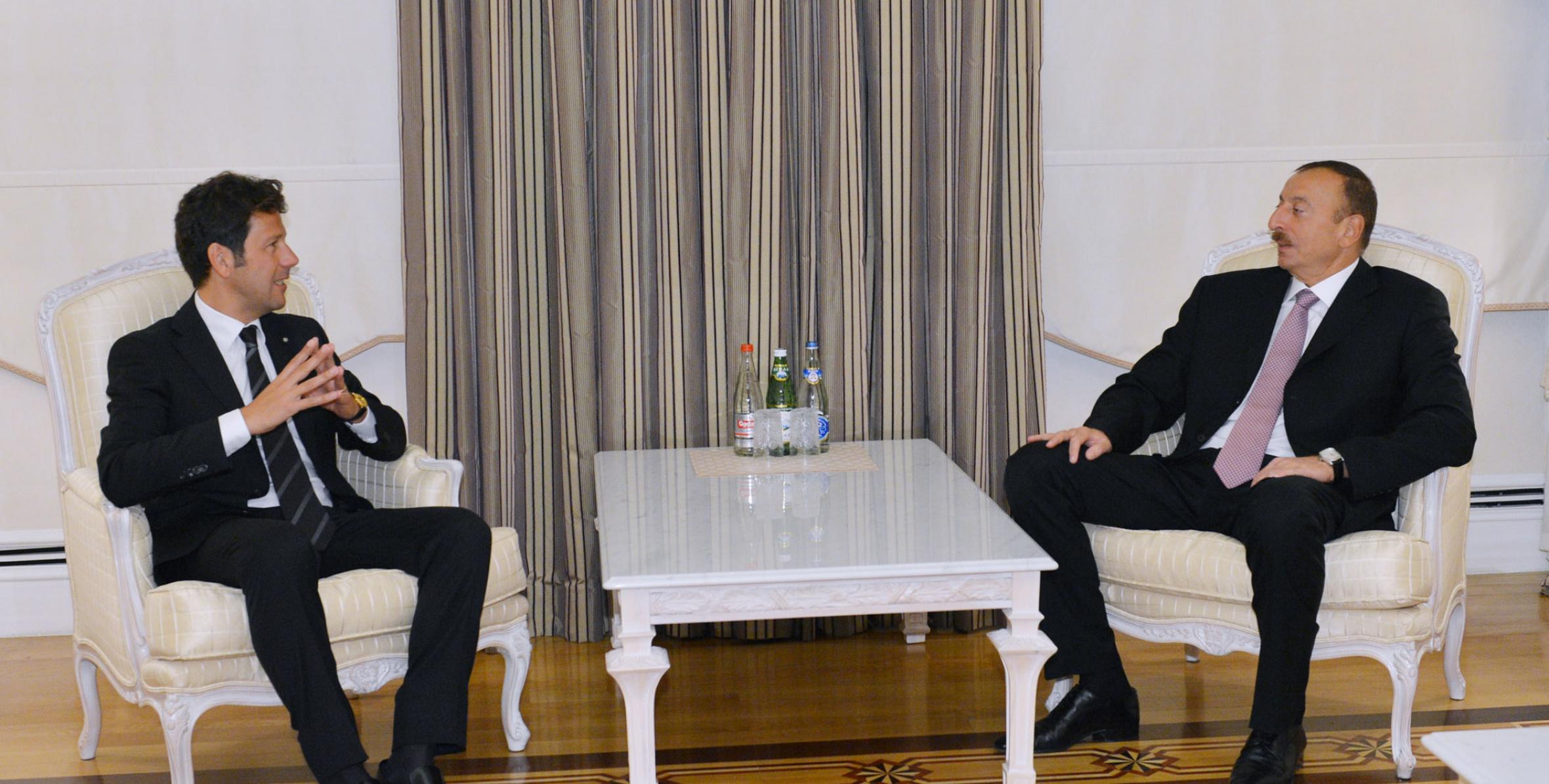 Ilham Aliyev received the Ambassador of Italy to Azerbaijan at the end of his diplomatic mission in the country