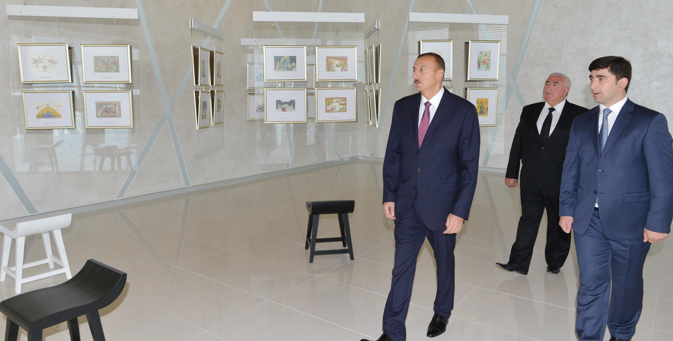 Ильхам Алиев принял участие в открытии Центра интеллектуальной молодежи «Зяка» в Шамкире