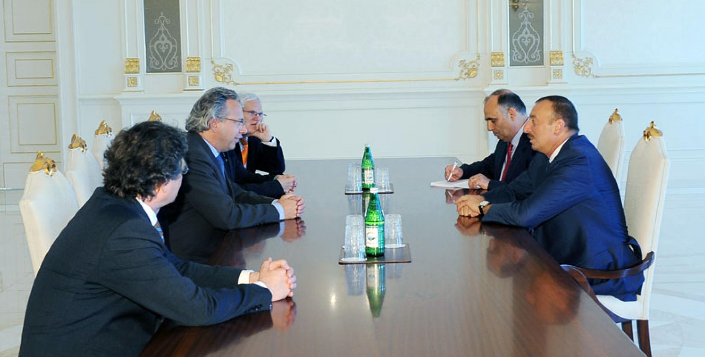 Ilham Aliyev received the President of the EBU