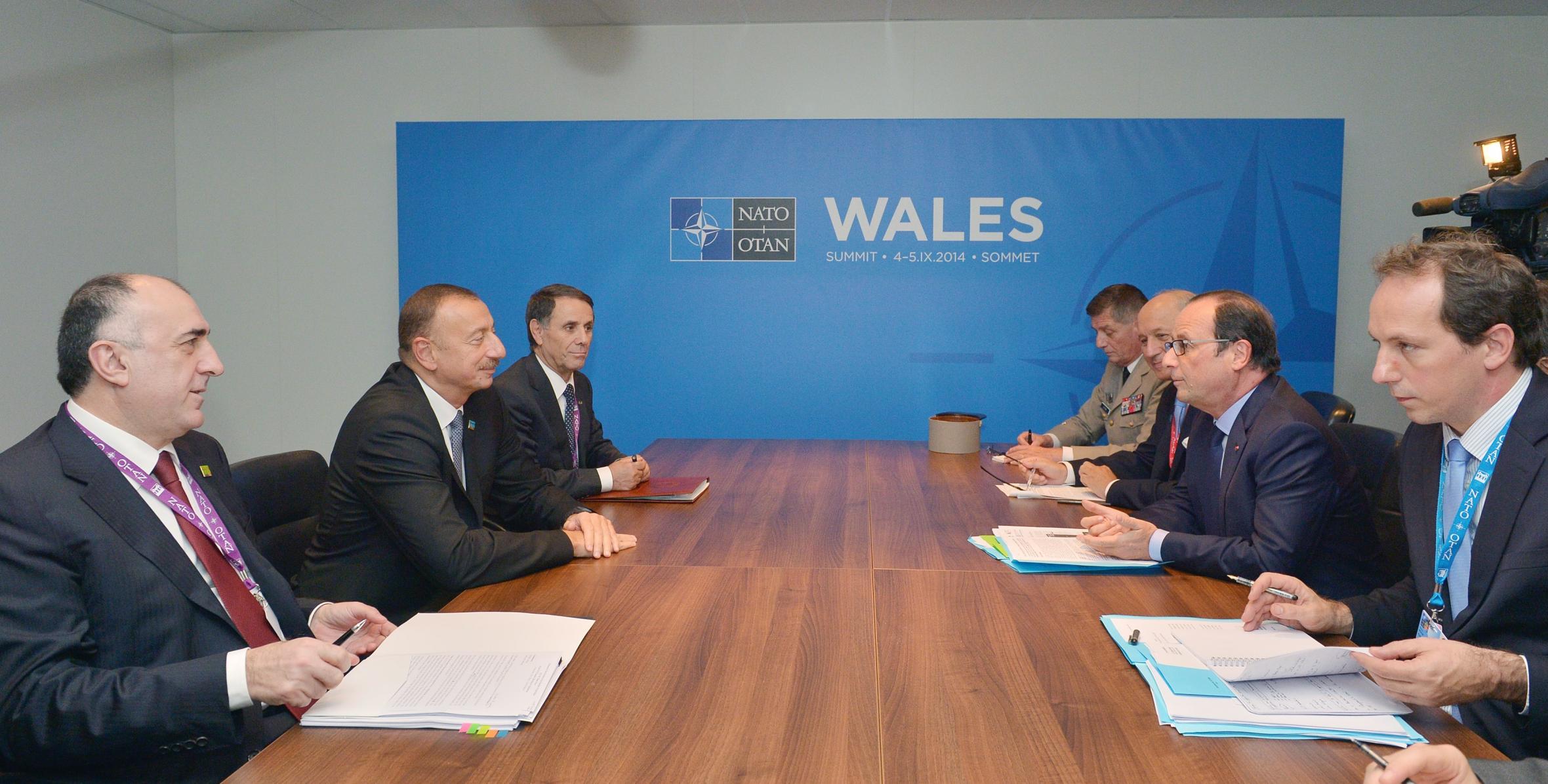 Состоялась встреча Ильхама Алиева  и Президента Франции Франсуа Олланда