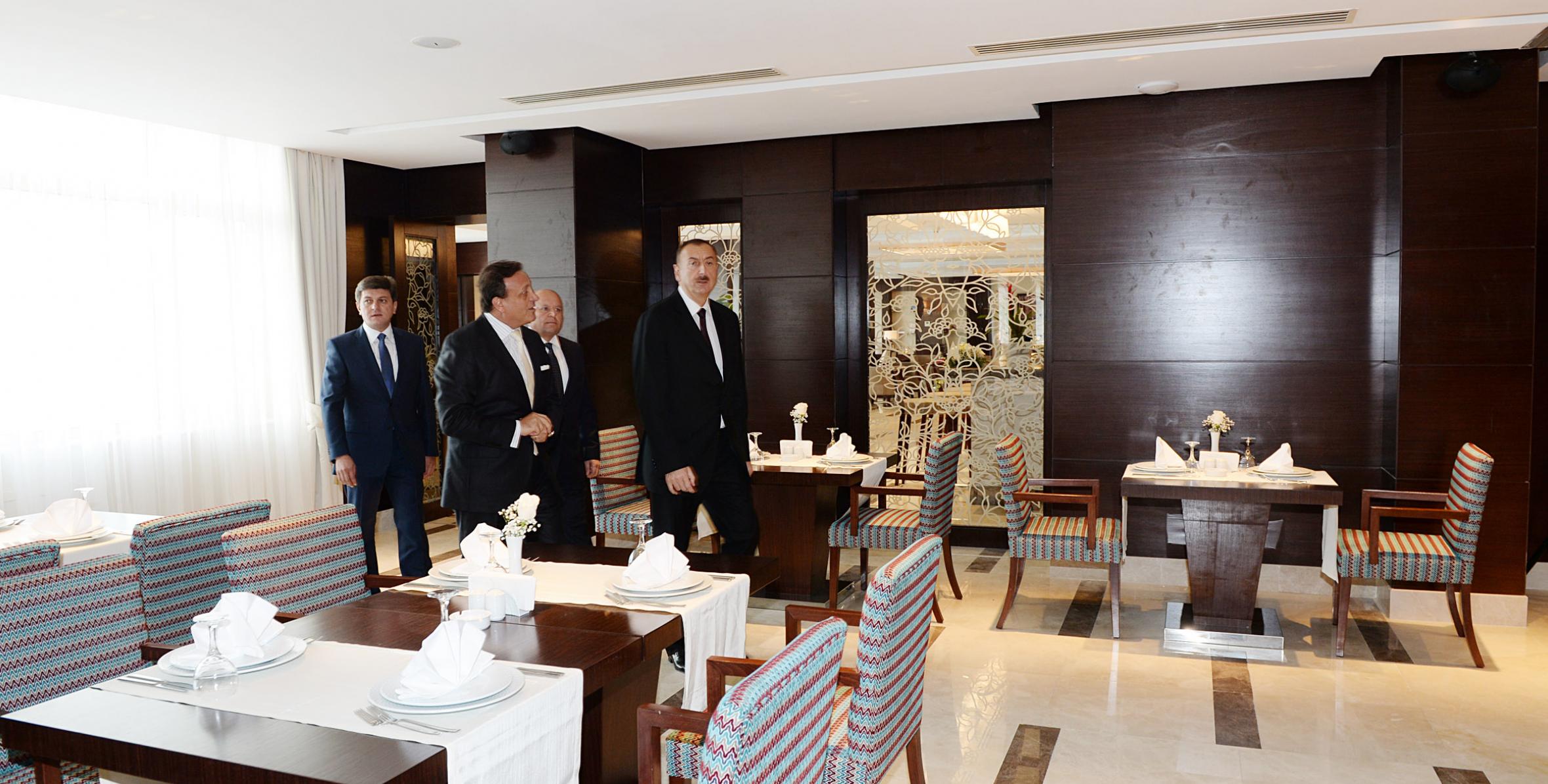 Ilham Aliyev has attended the opening of “Qafqaz Yengicə Termal Hotel and SPA” complex in Gabala.