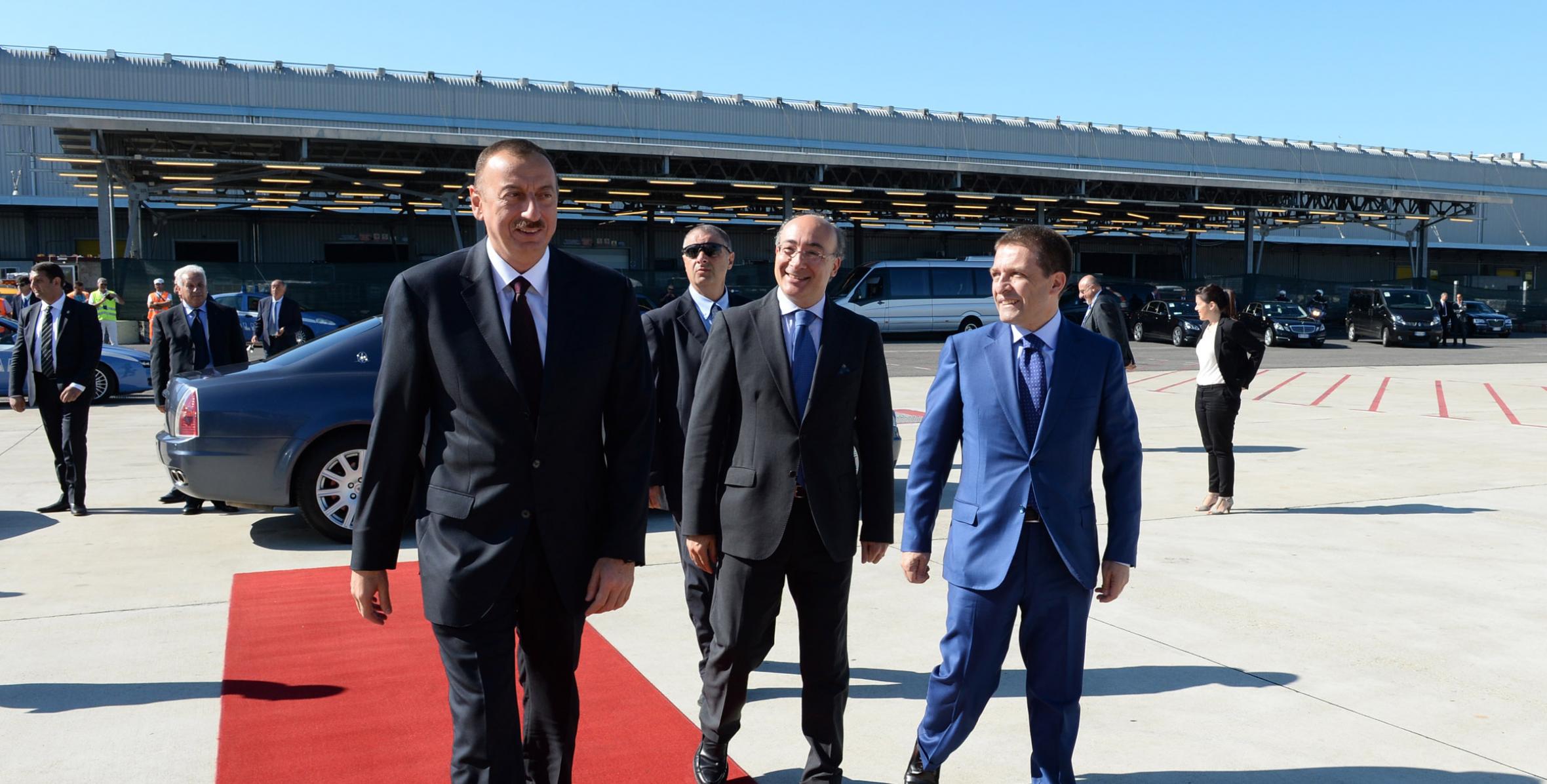 Завершился официальный визит Ильхама Алиева в Итальянскую Республику
