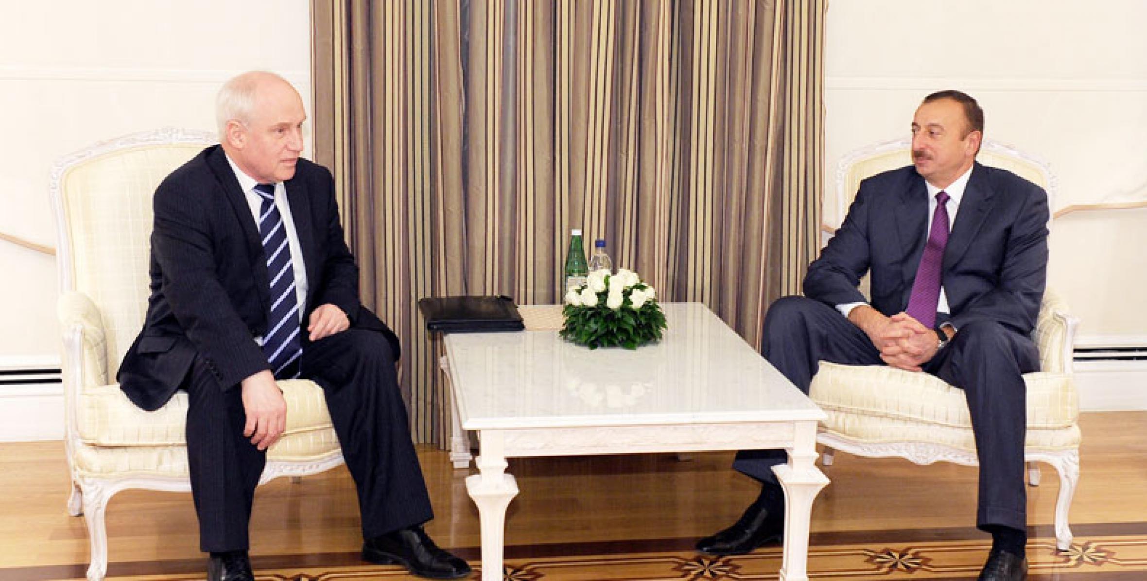 Ilham Aliyev received Executive Secretary of CIS Executive Committee, Sergey Lebedev