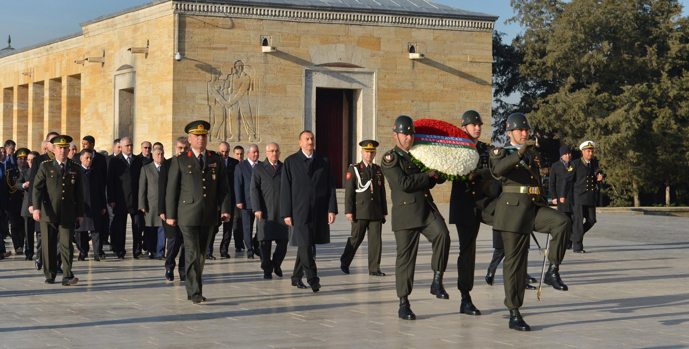 Ilham Aliyev has visited Anitkabir
