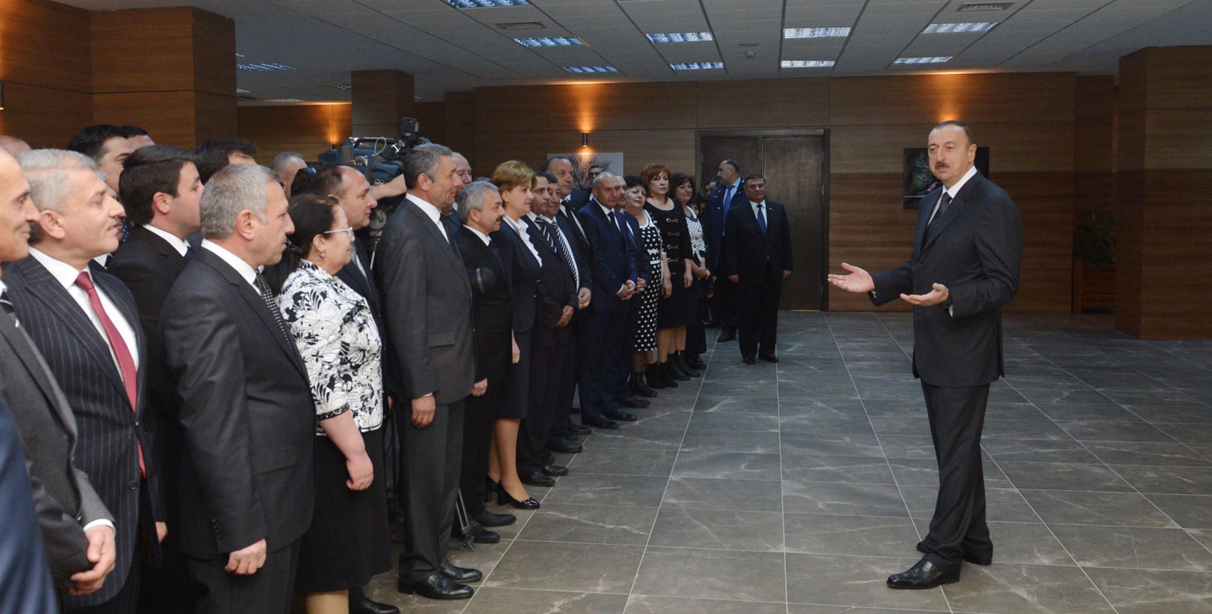 Speech by Ilham Aliyev at the opening of the Goygol Olympic Sports Center