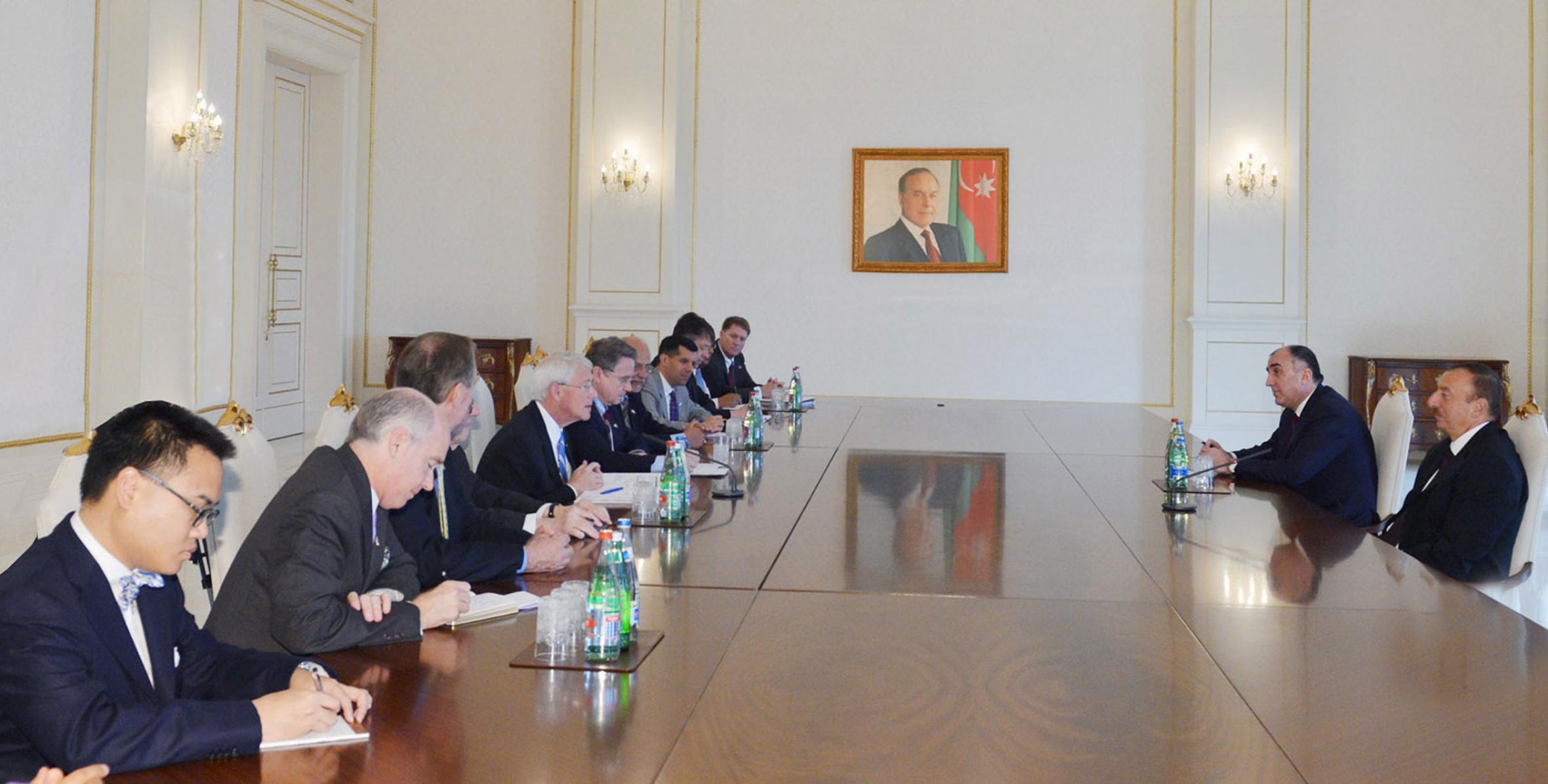 Ilham Aliyev received a delegation led by US Senator and a member of the Armed Services Subcommittee