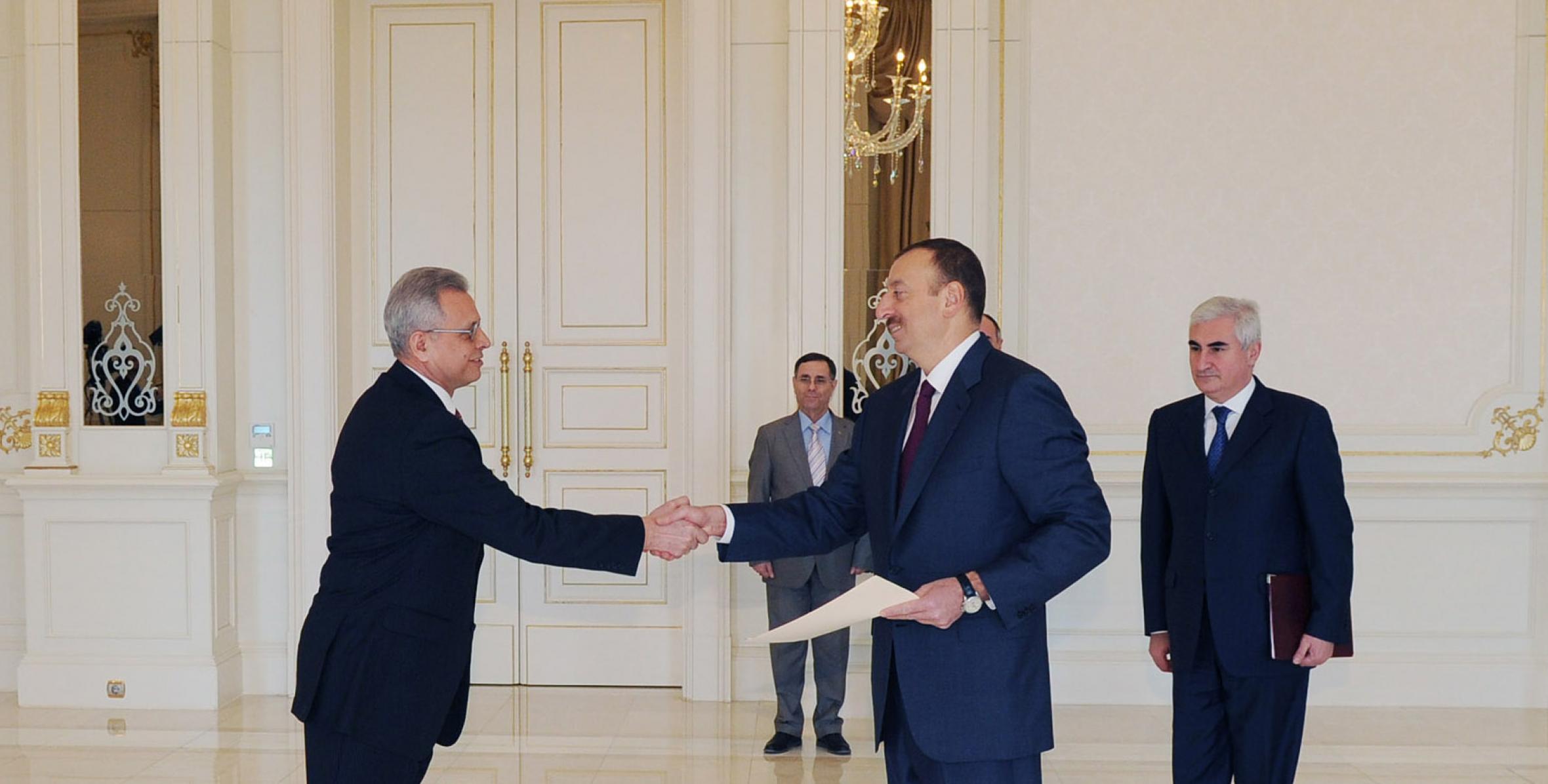 Ilham Aliyev accepted the credentials of a newly-appointed Ambassador of Paraguay to Azerbaijan