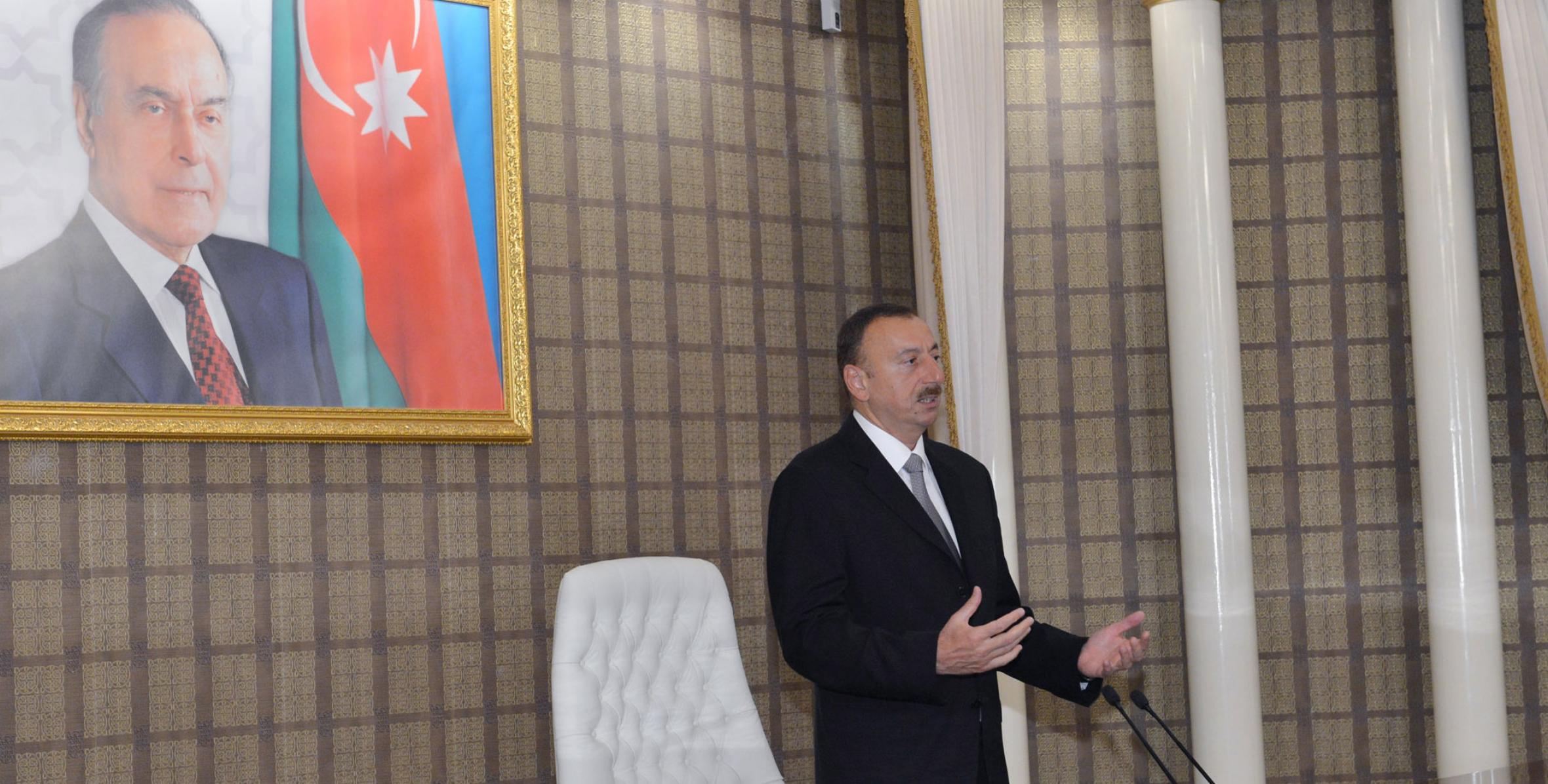 Speech by Ilham Aliyev at the ceremony dedicated to the 95th anniversary of the Azerbaijani police