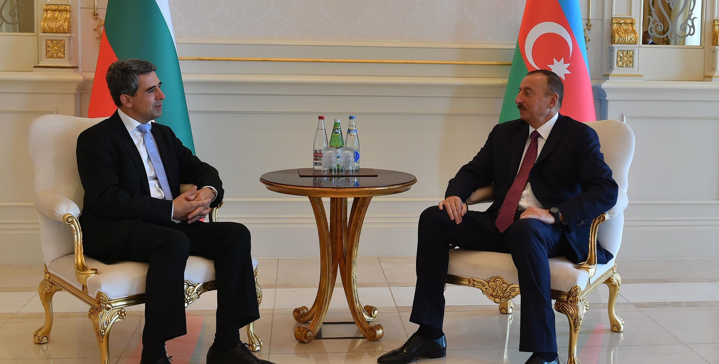 Состоялась встреча Ильхама Алиева и Президента Республики Болгария Росена Плевнелиева один на один