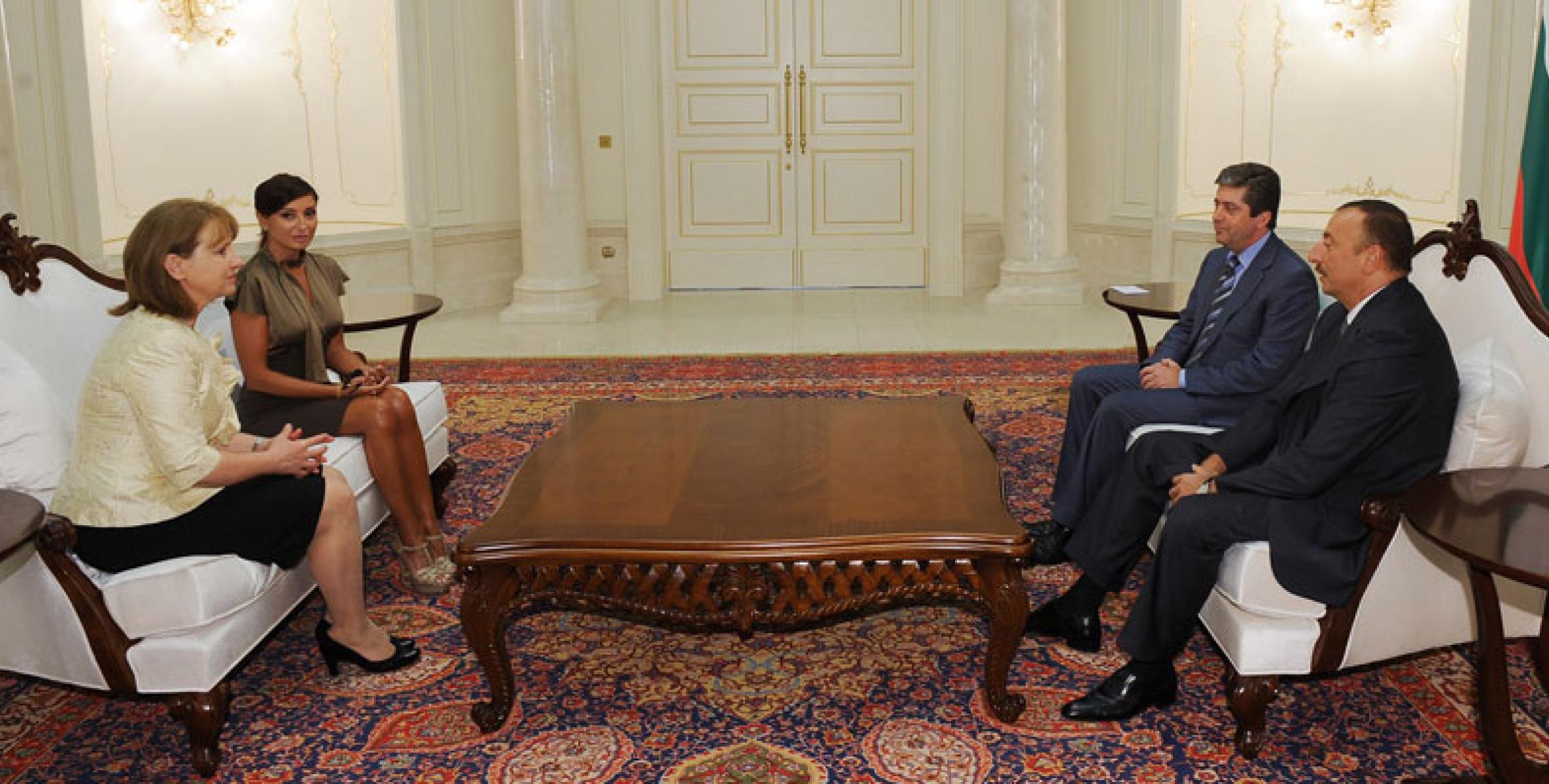 Ilham Aliyev had a meeting with President of Bulgaria, Georgi Parvanov