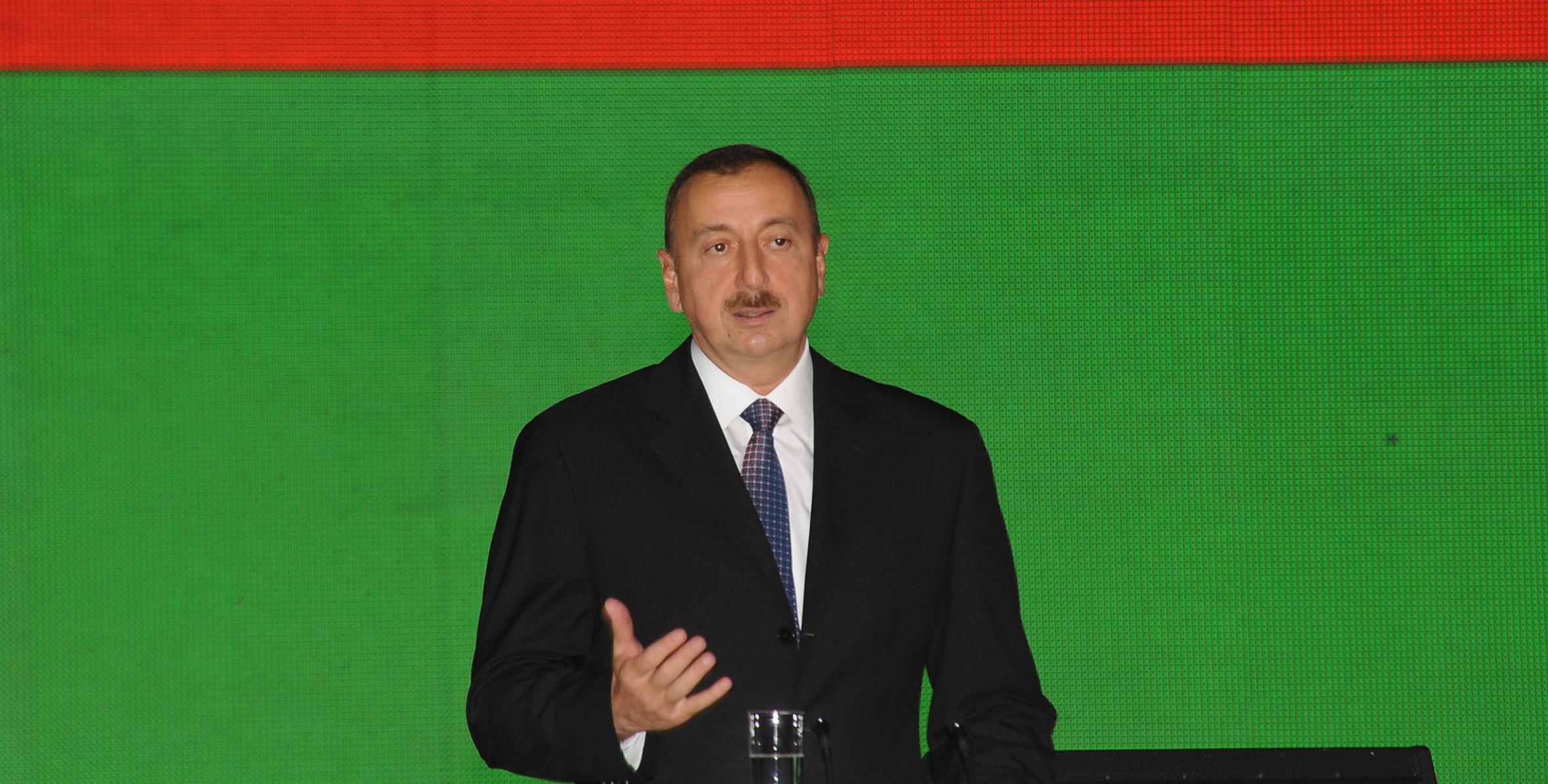 Ilham Aliyev attended a ceremony to mark the 20th anniversary of the National Olympic Committee (NOC) of Azerbaijan