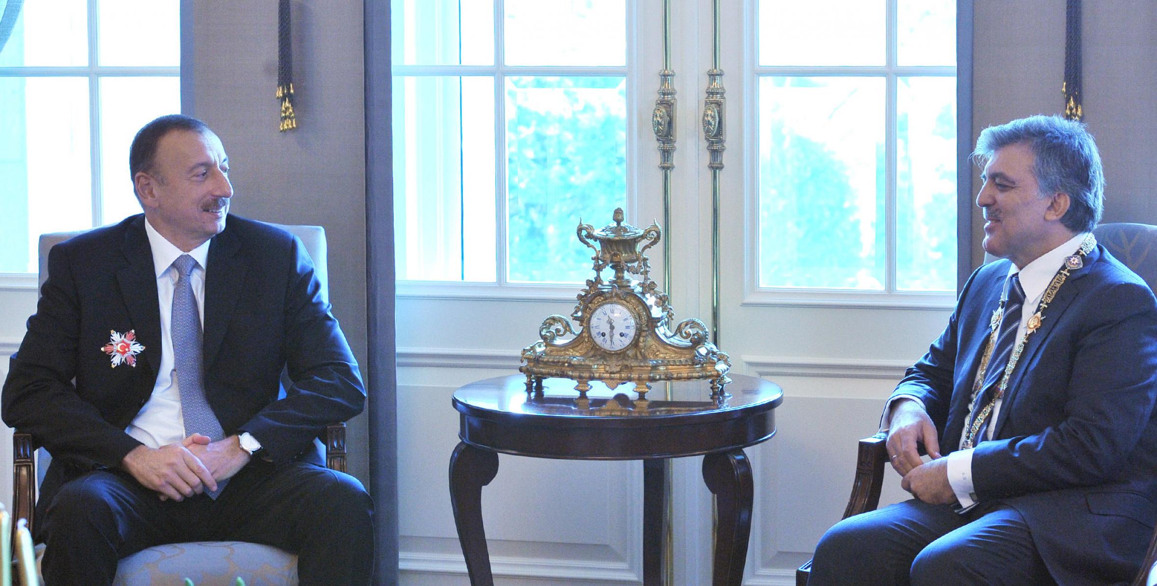 Ilham Aliyev had a meeting with Turkish President Abdullah Gul