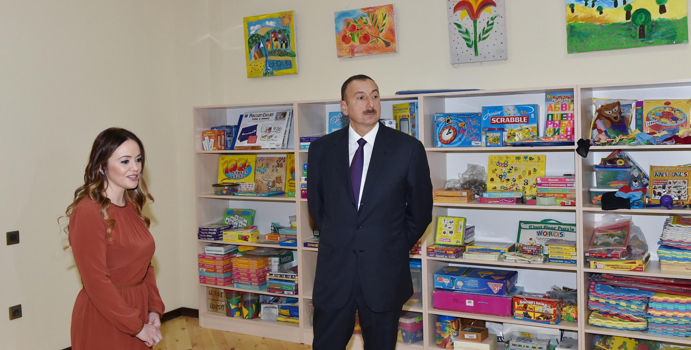 Ilham Aliyev attended the opening of a new building of Baku-Oxford School
