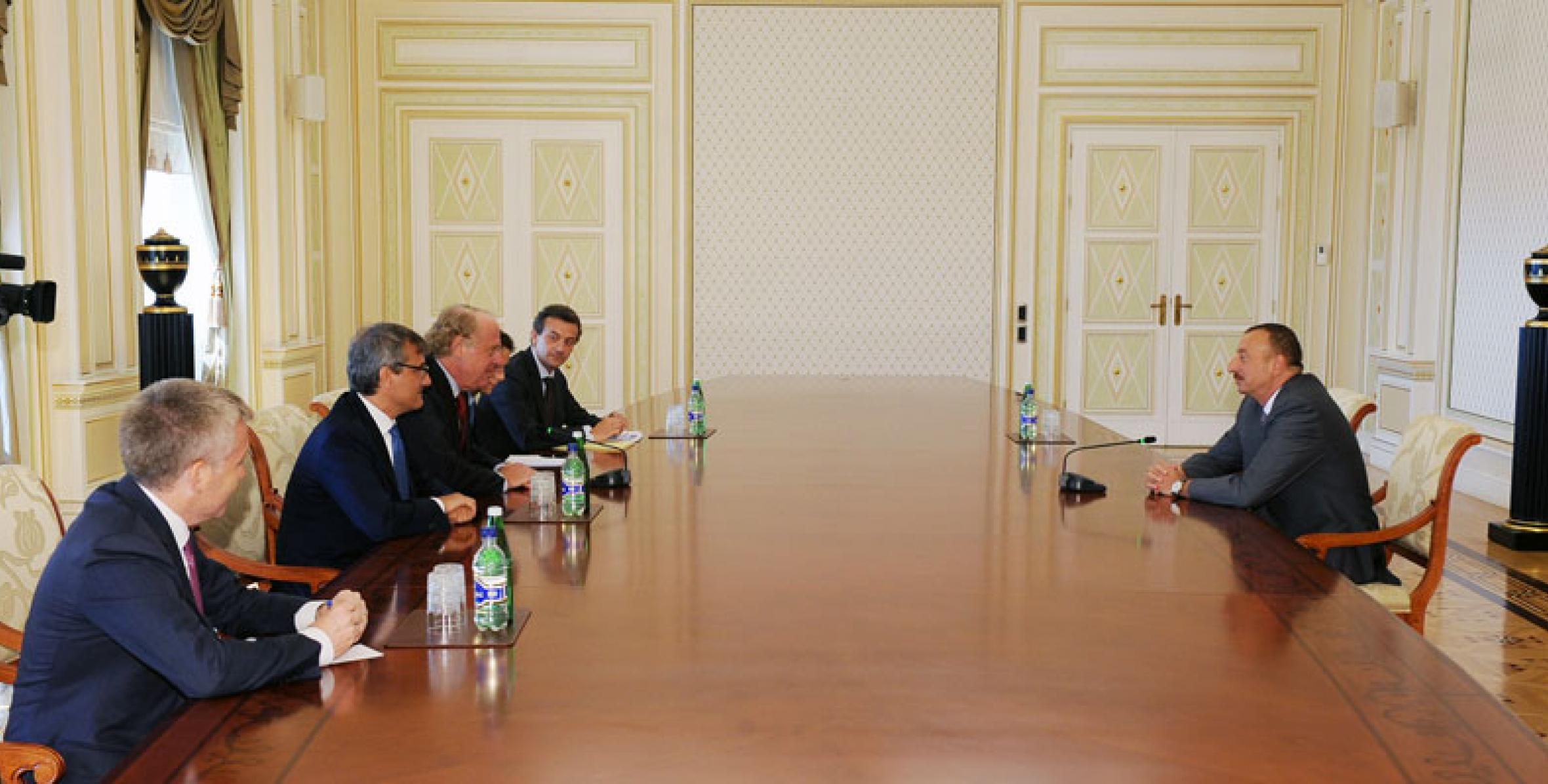 Ilham Aliyev received CEO of Italian ENI Company