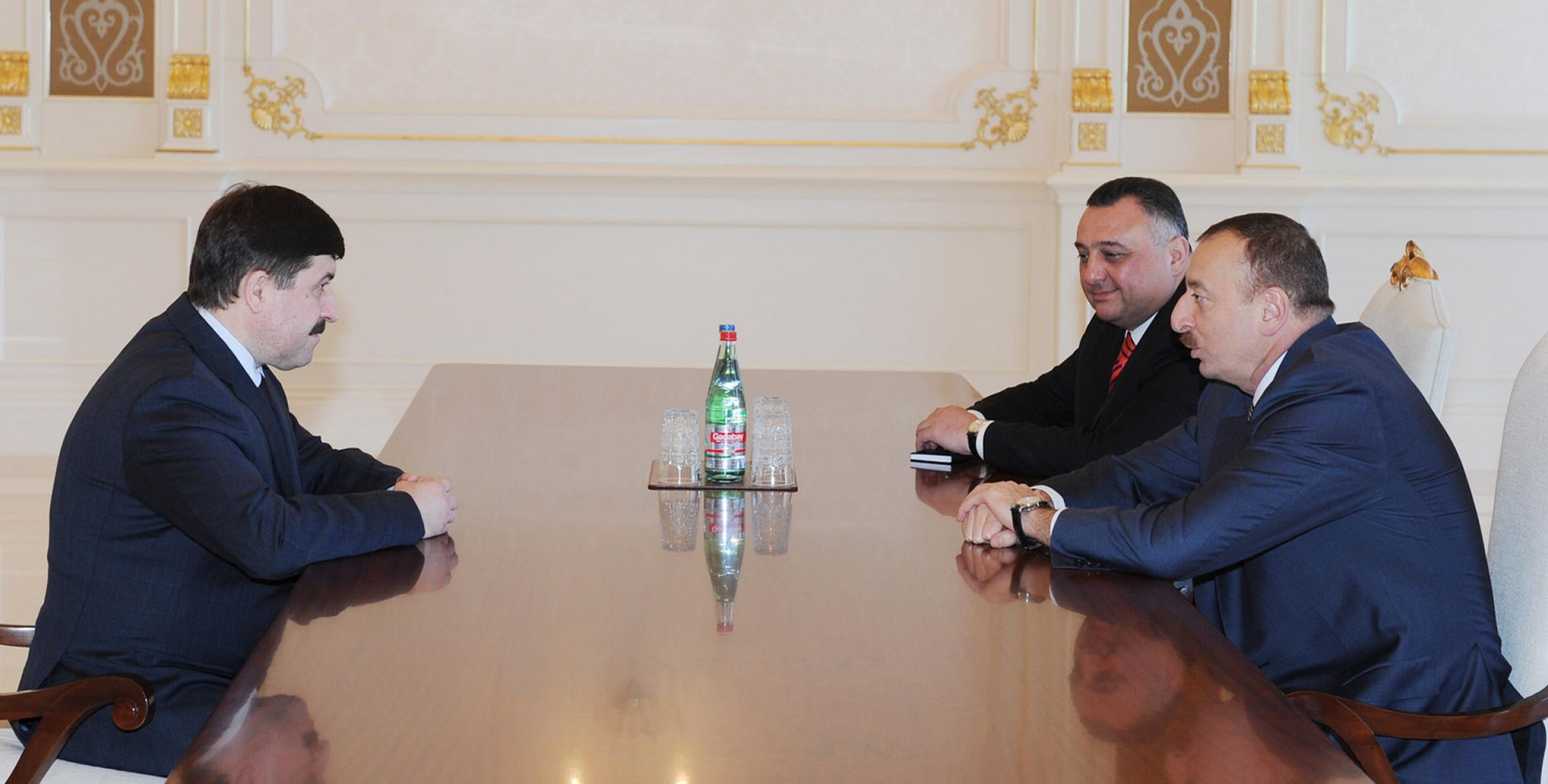 Ilham Aliyev received Vadim Zaytsev, Chairman of Security Committee of Belarus