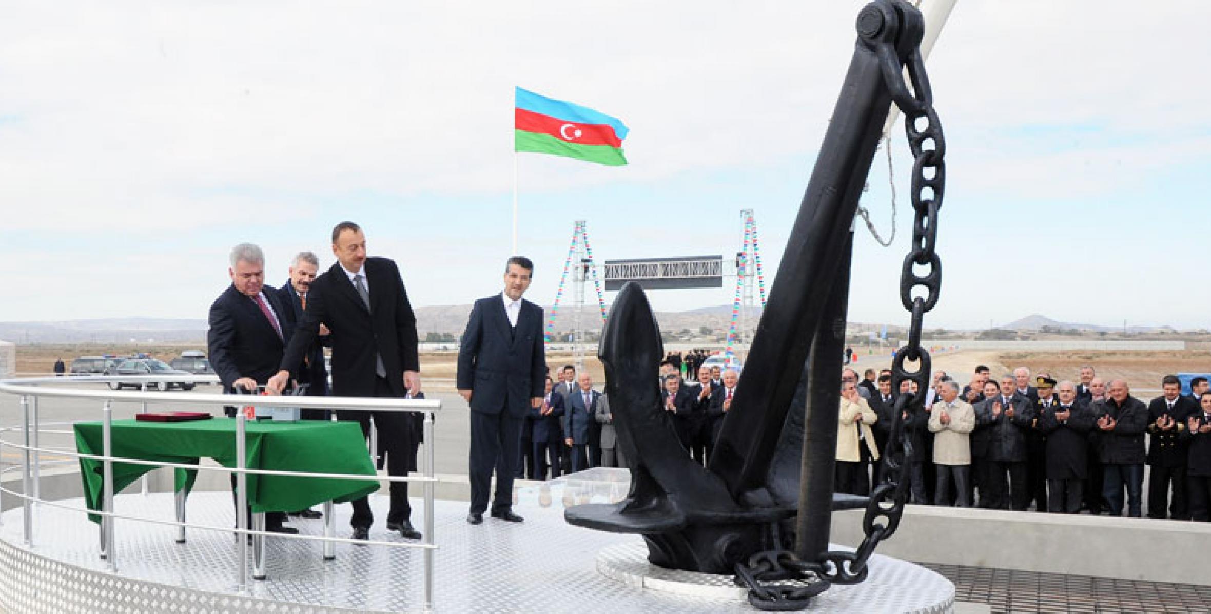 Speech by Ilham Aliyev at the groundbreaking ceremony of the new Baku International Trade Seaport