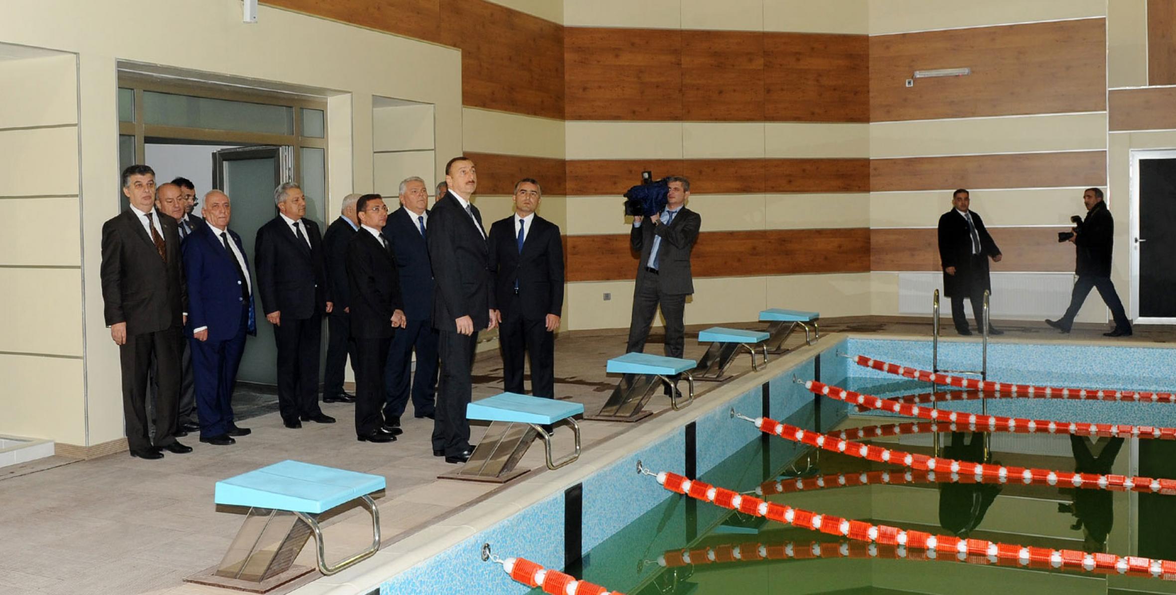 Ilham Aliyev reviewed the Shaki Olympic Sports Center after reconstruction