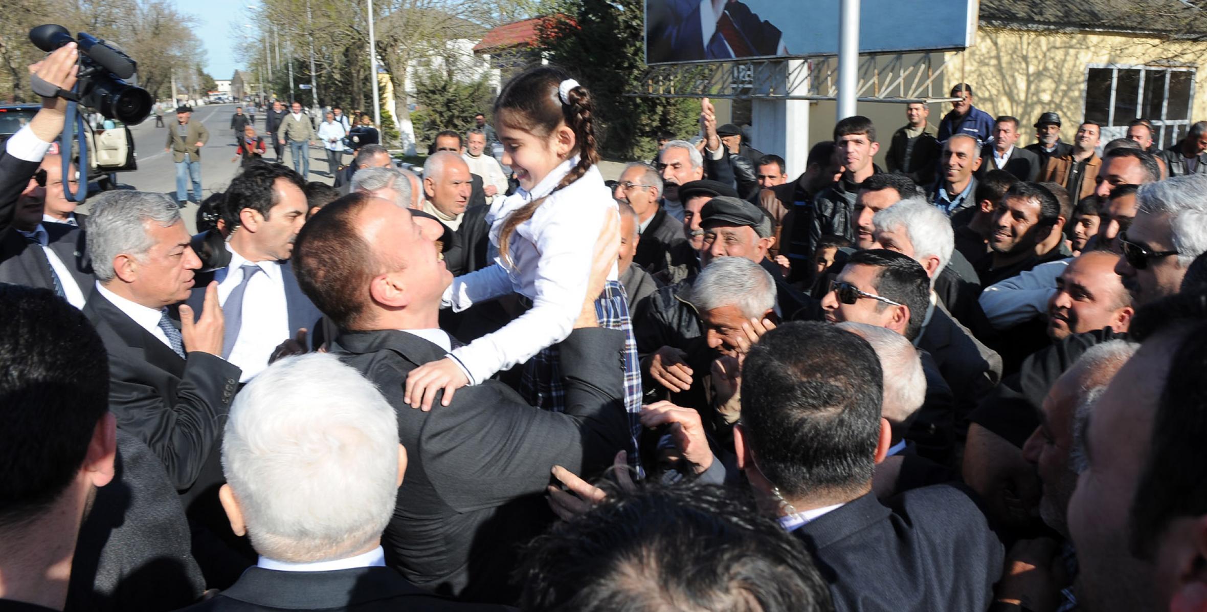 Visit of Ilham Aliyev to the southern  regions