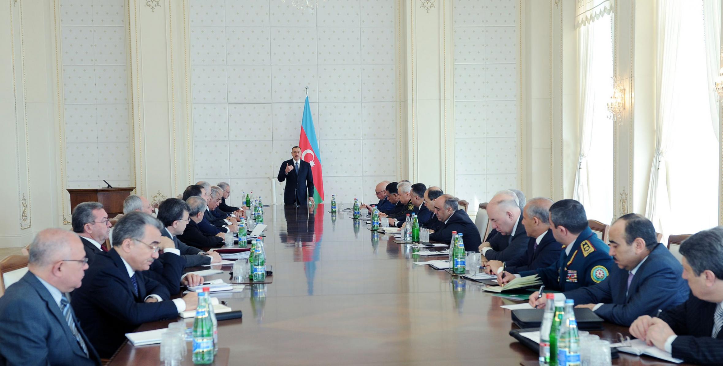 Ilham Aliyev chaired a meeting of the Cabinet of Ministers