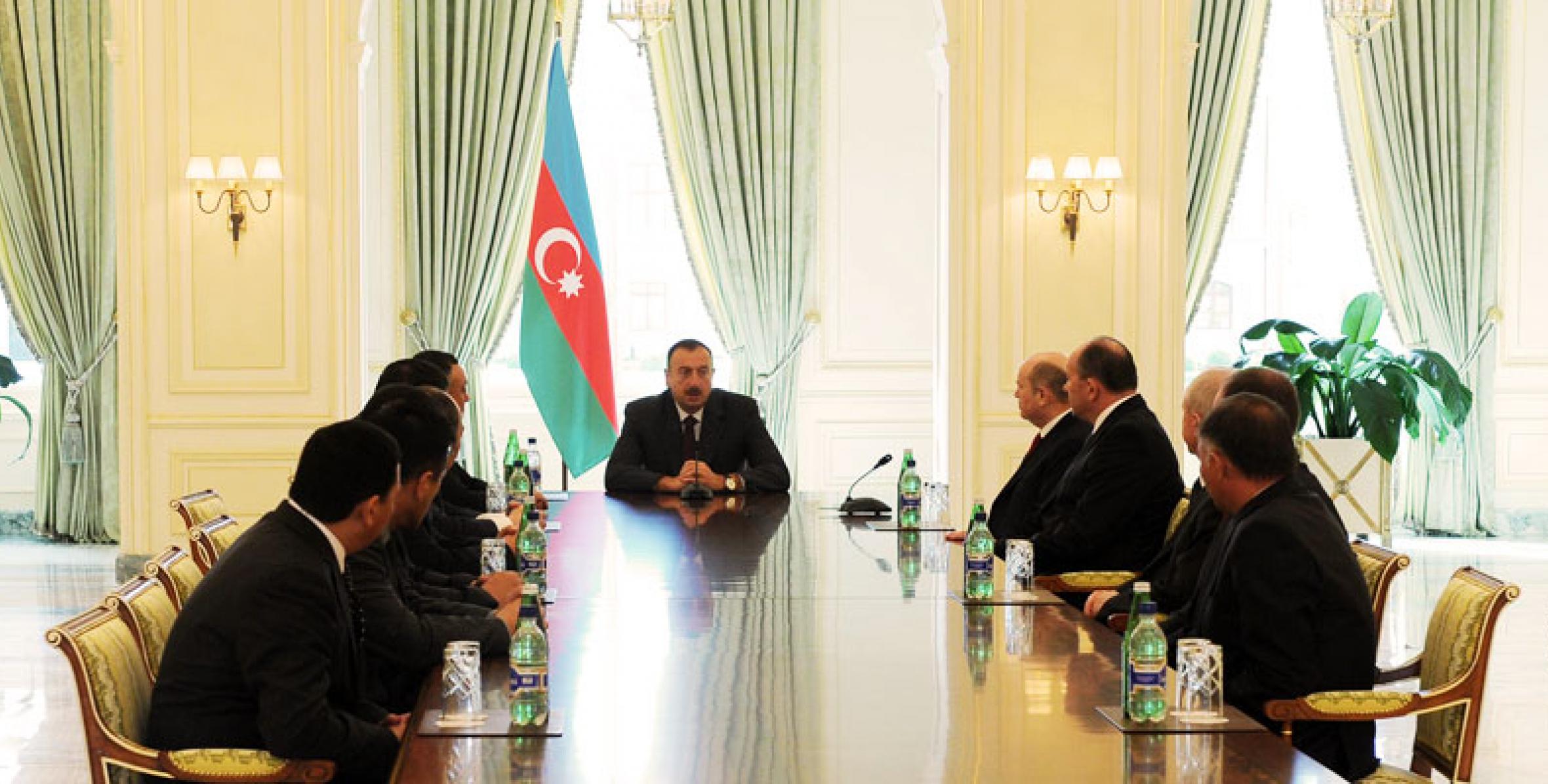 Ilham Aliyev received heads of CIS delegations, intelligence services and security bodies