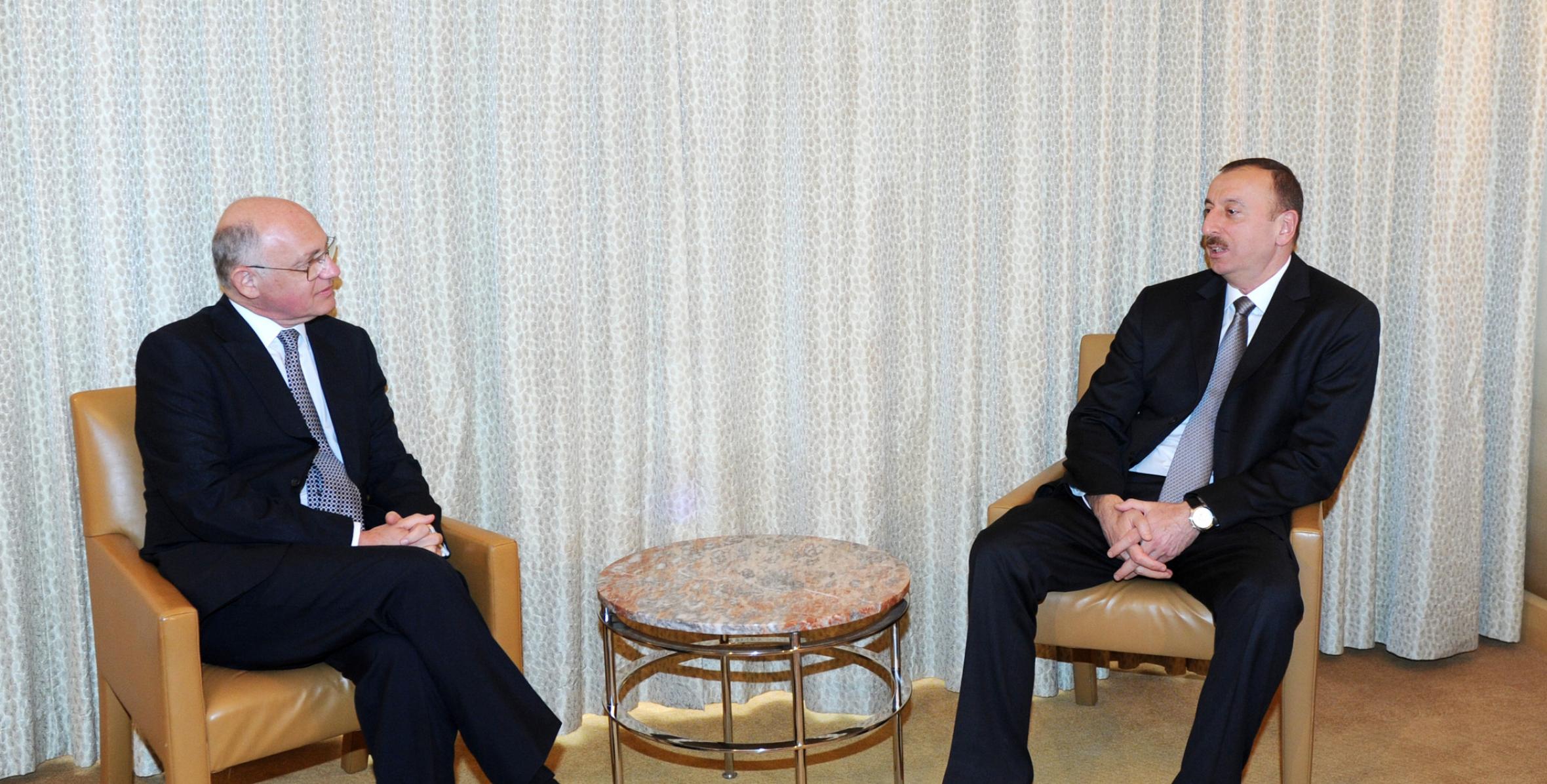Ilham Aliyev met with the Foreign Minister of Argentina