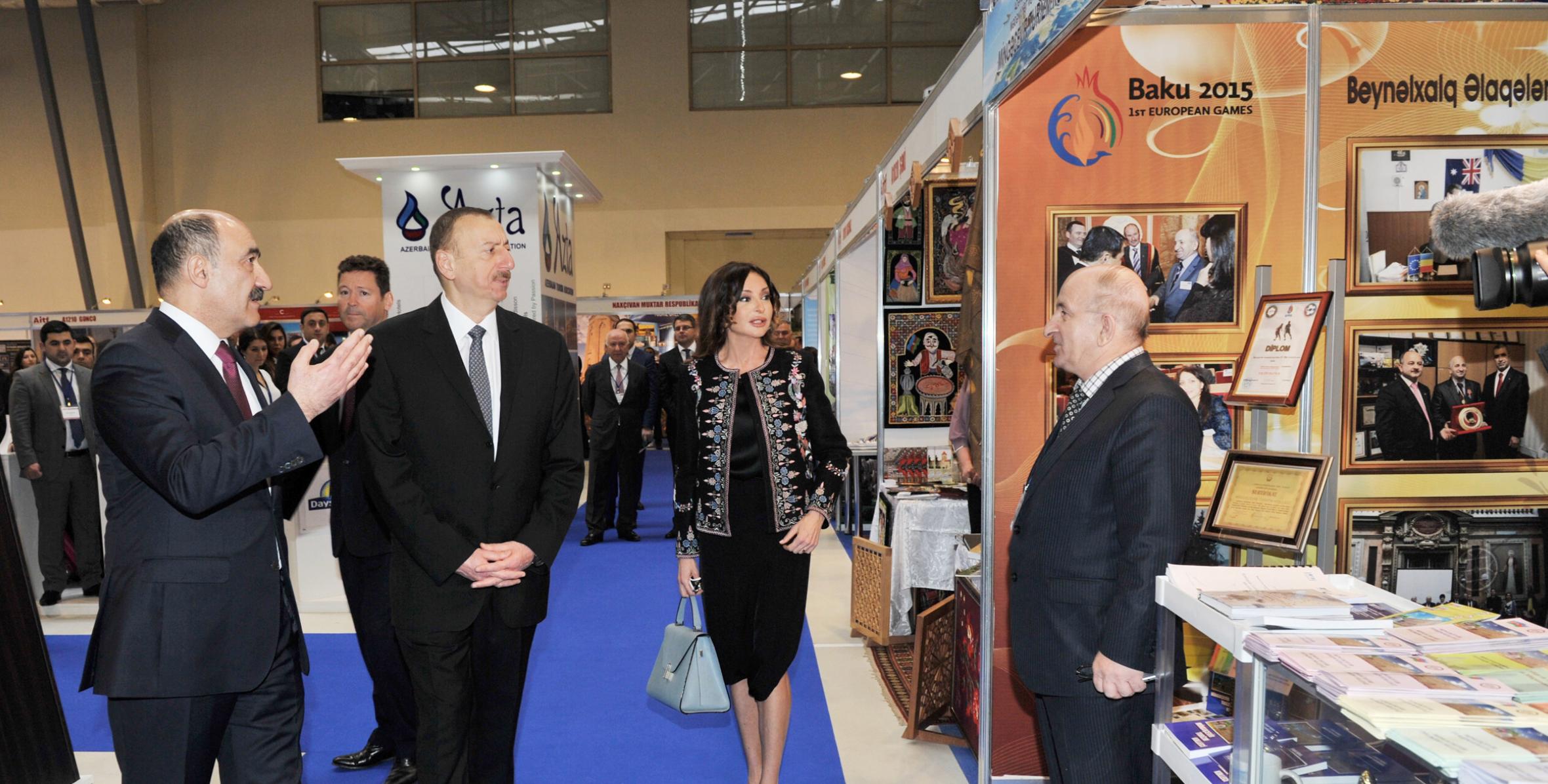 Ильхам Алиев ознакомился с XIV Азербайджанской международной выставкой «Туризм и путешествия» AITF-2015